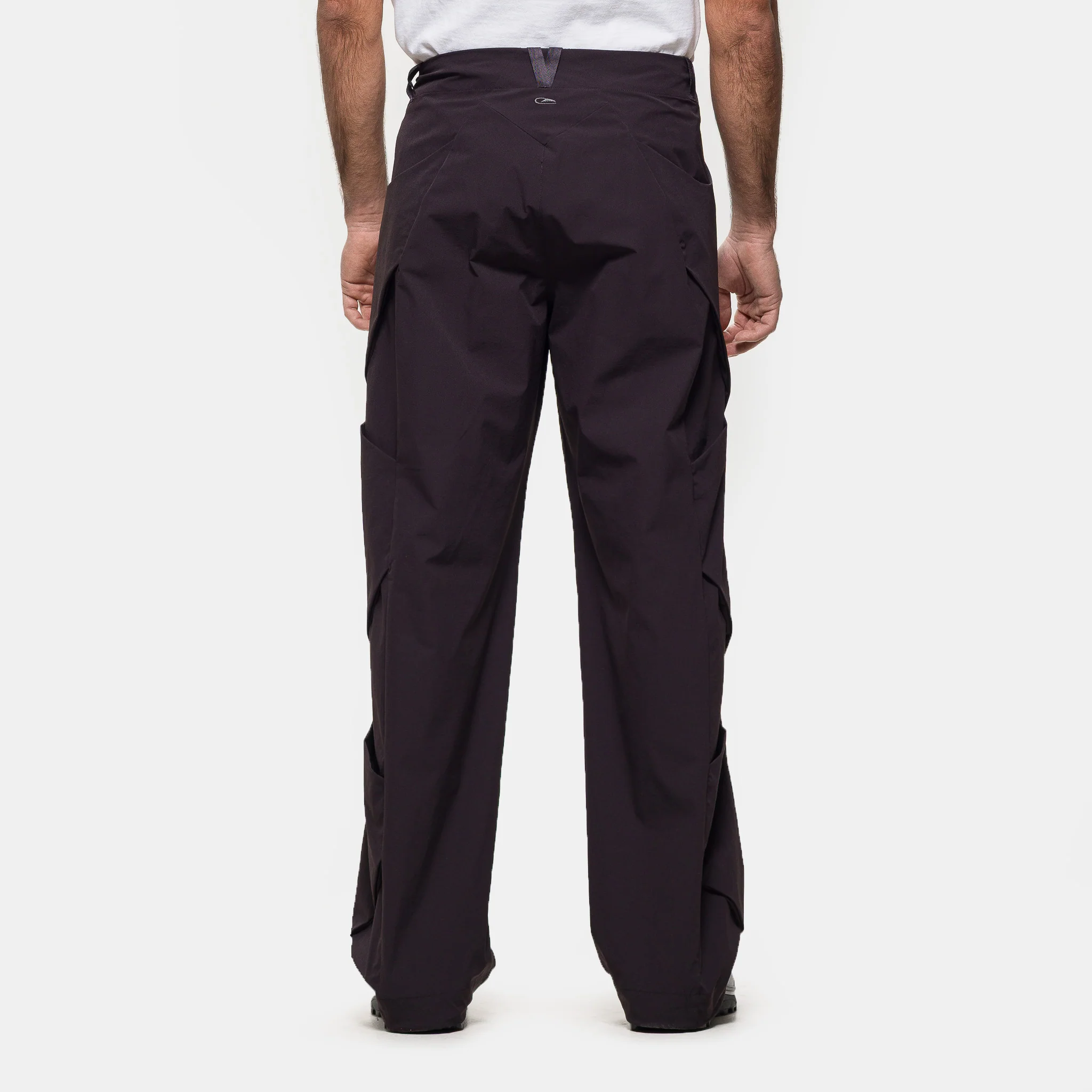 Braided Trouser in Black Bean - Image 3