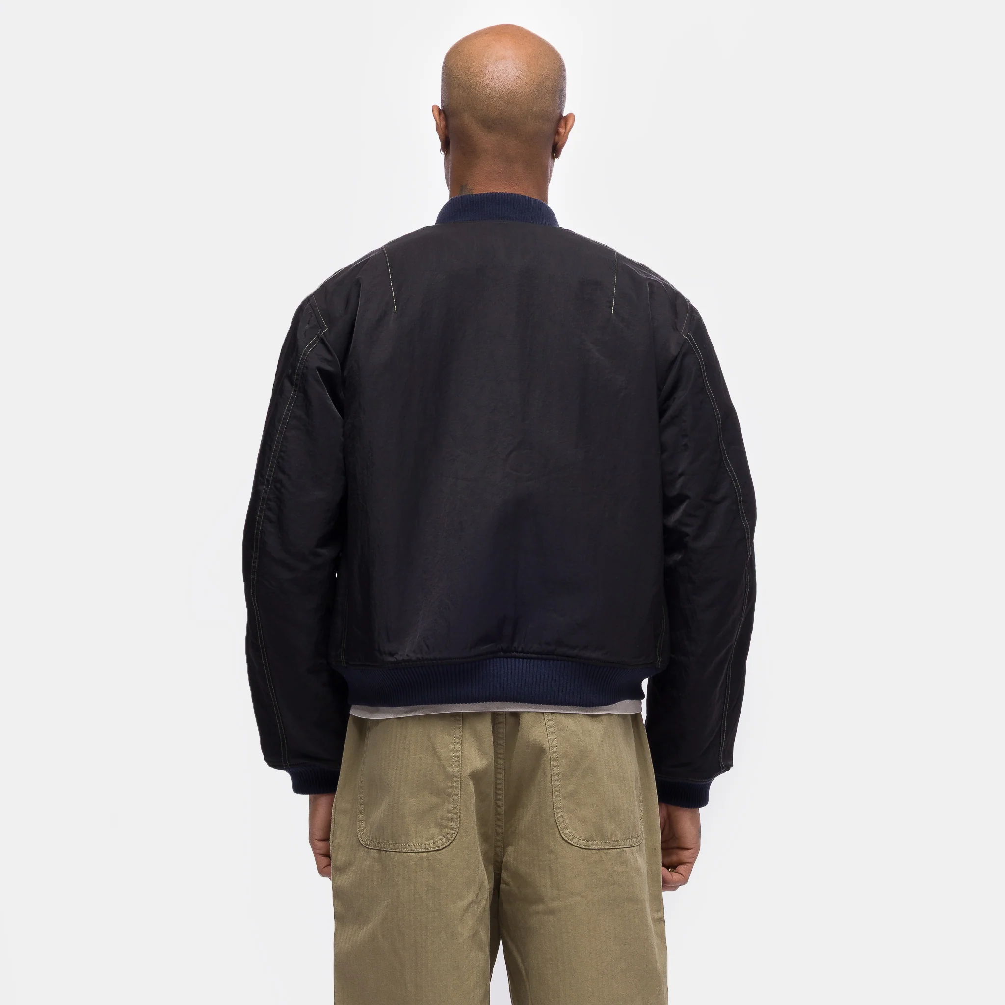 Breach Bomber Jacket in Black - Image 3