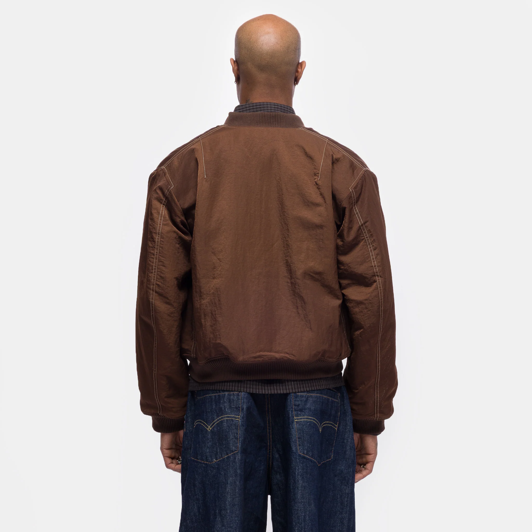 Breach Bomber Jacket in Brown - Image 3