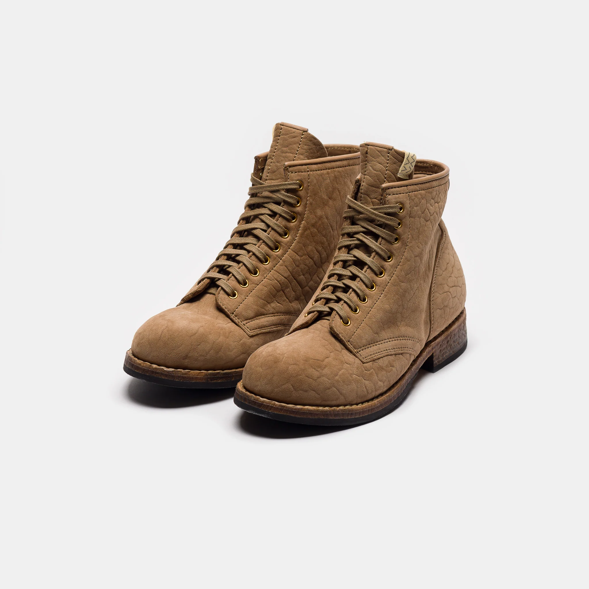 Brigadier Mid Folk Boot in Sand - Image 3