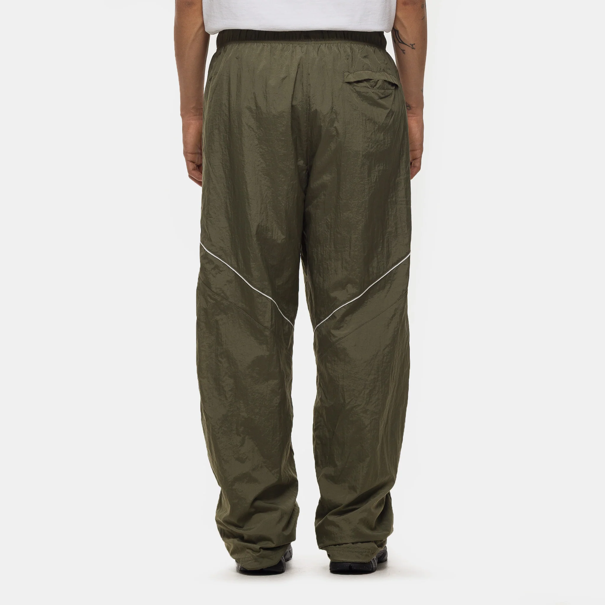 Brooklyn Draft Pant in Medium Olive/Sail/Sail - Image 3
