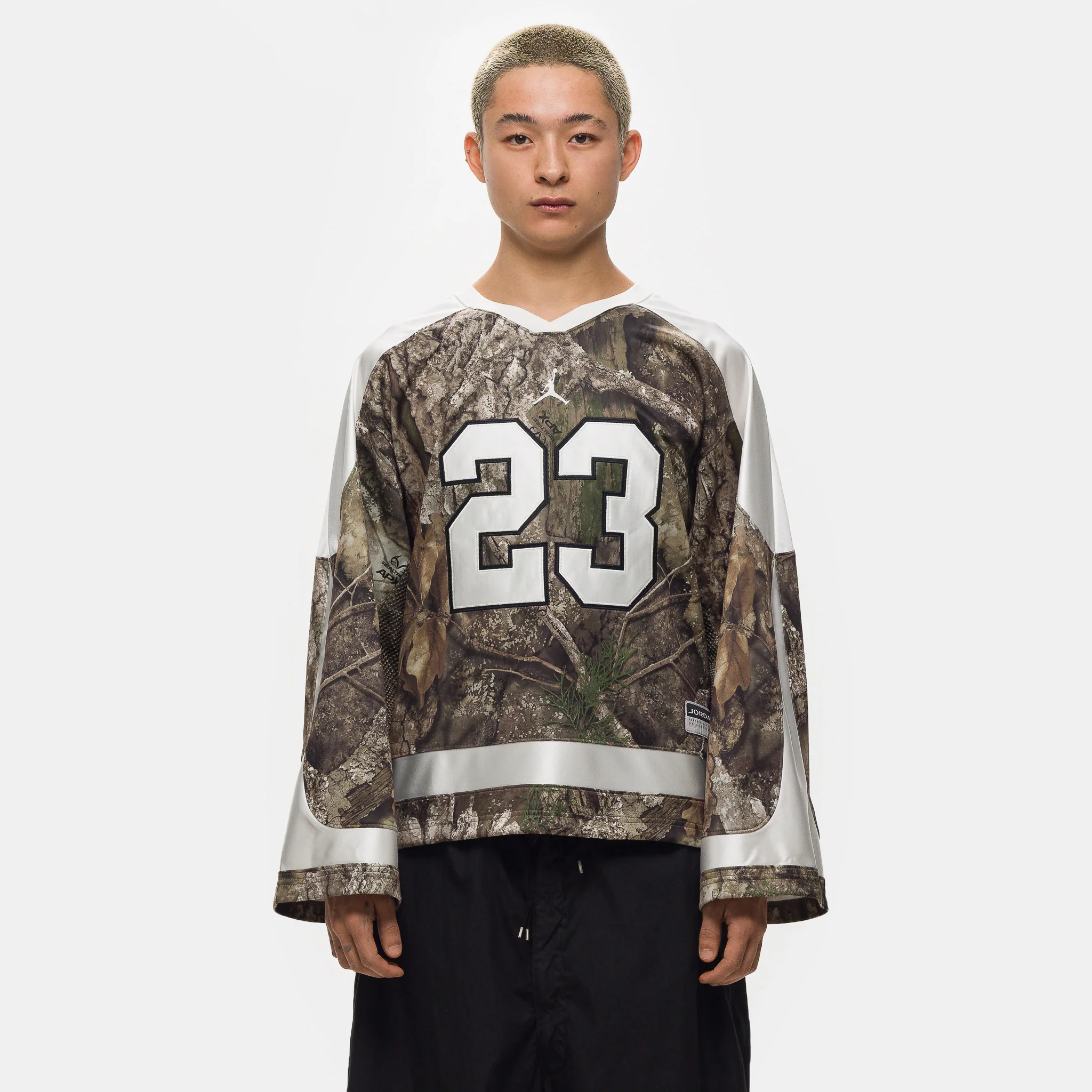 Brooklyn Realtree Hockey Jersey in Medium Olive/Sail