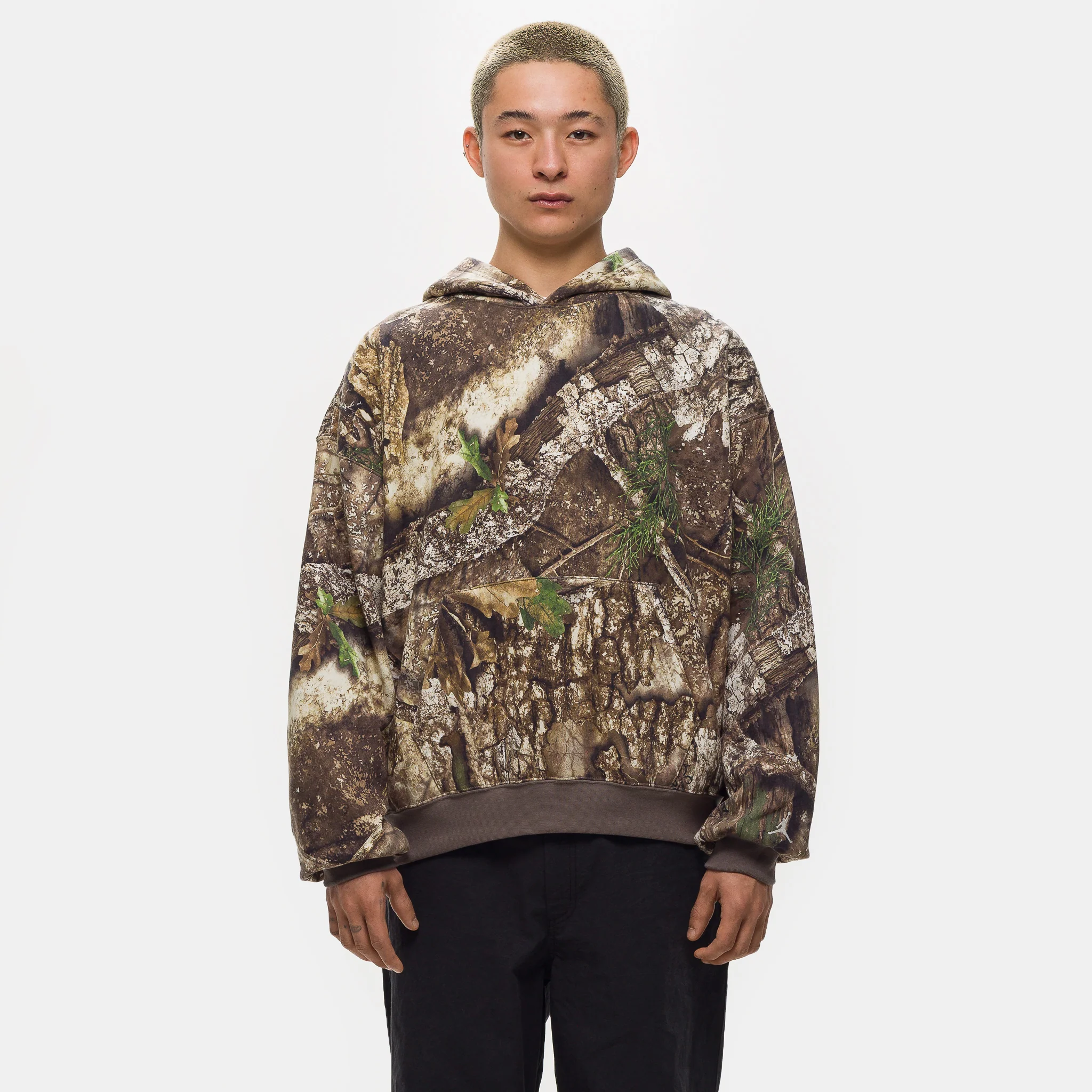 Brooklyn Realtree Pullover Hoodie in Medium Olive/Sail