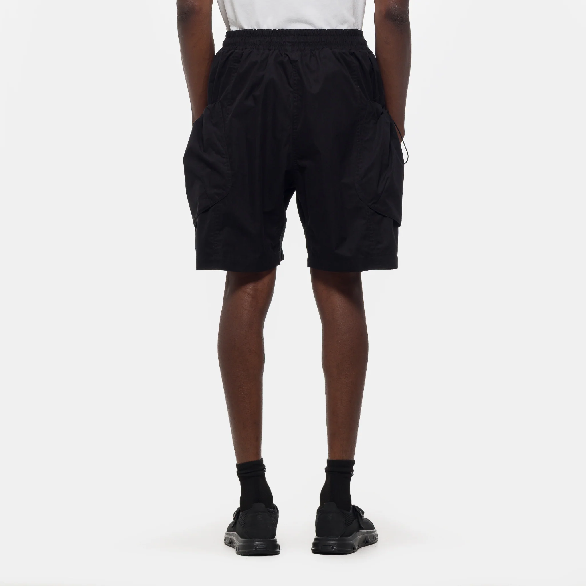 Bungee Cargo Shorts in Black - Image 3