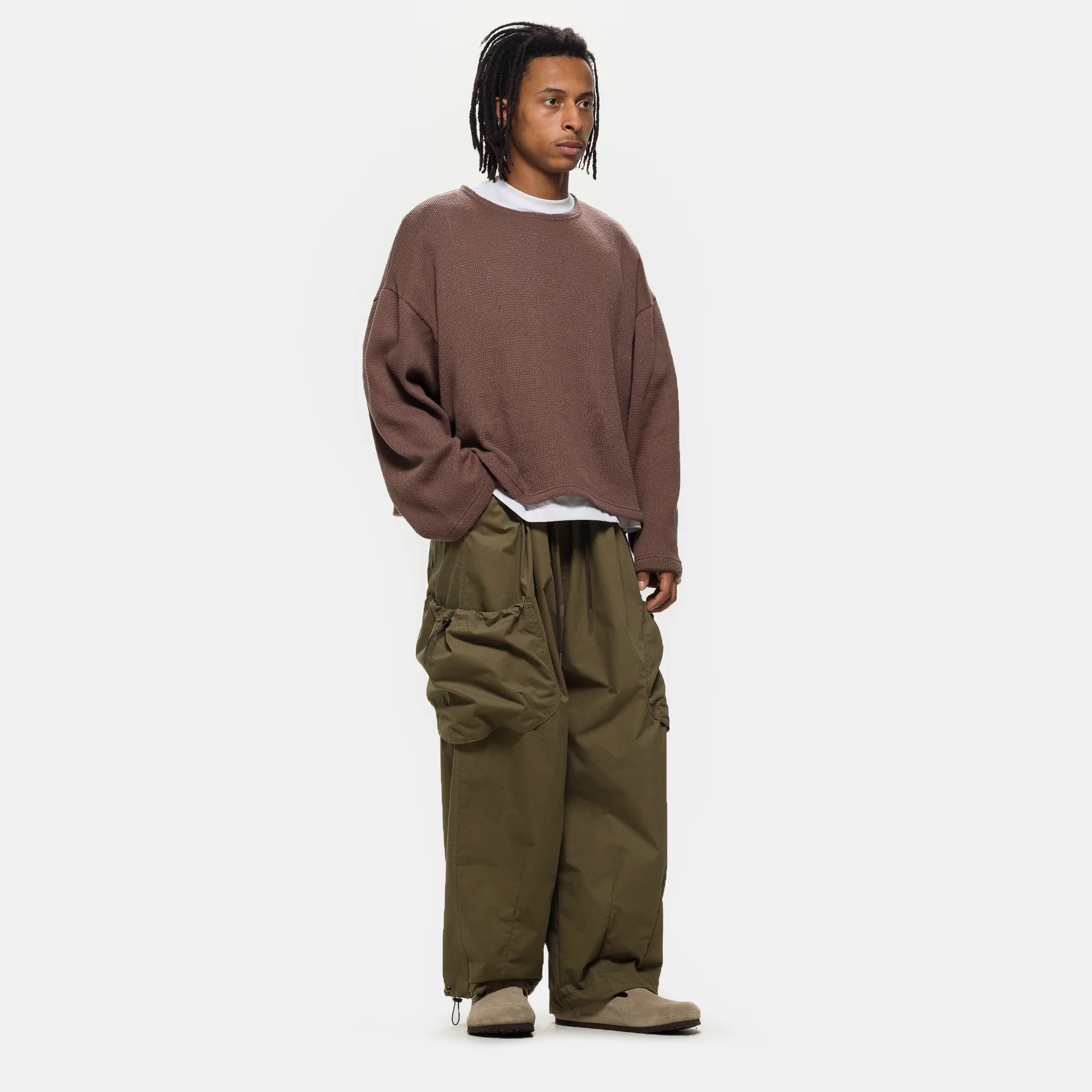 Bungee Strap Cargo Pant in Khaki - Image 2