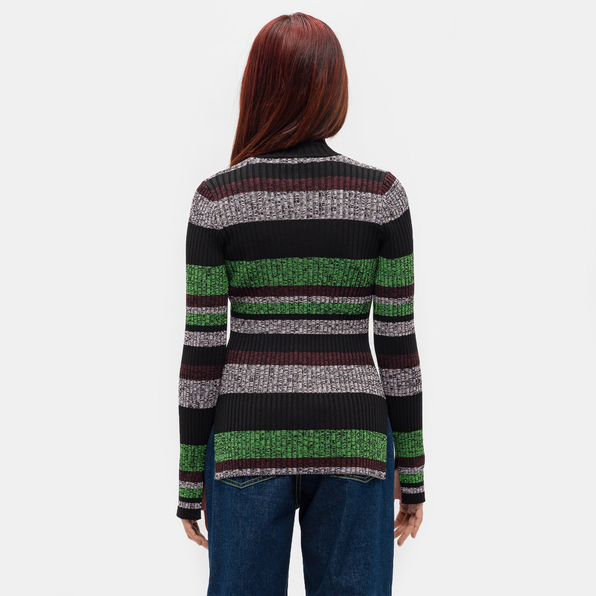 Button Up Blouse in Multicolor - Image 3