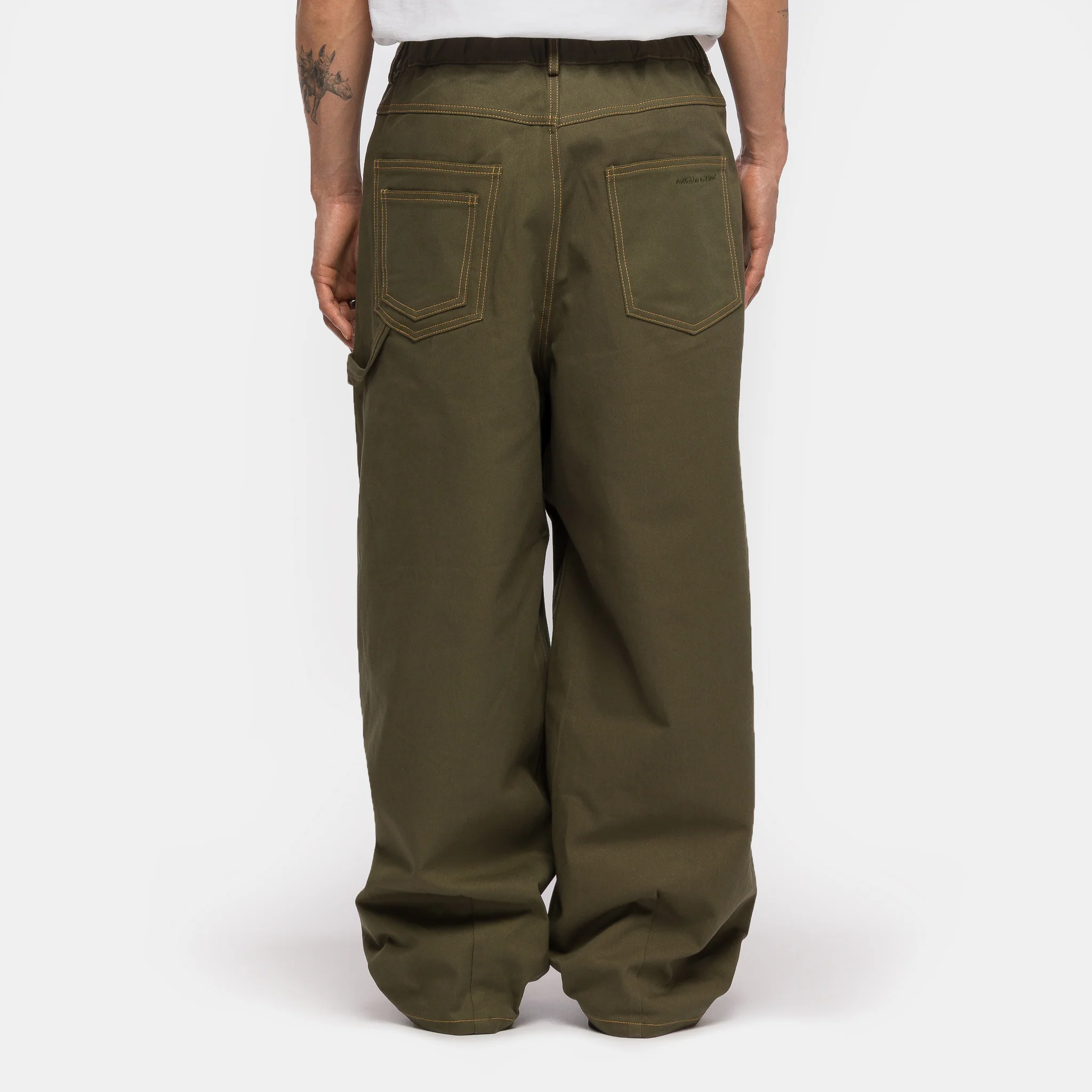Carpenter Balloon Pants V2 in Khaki - Image 3