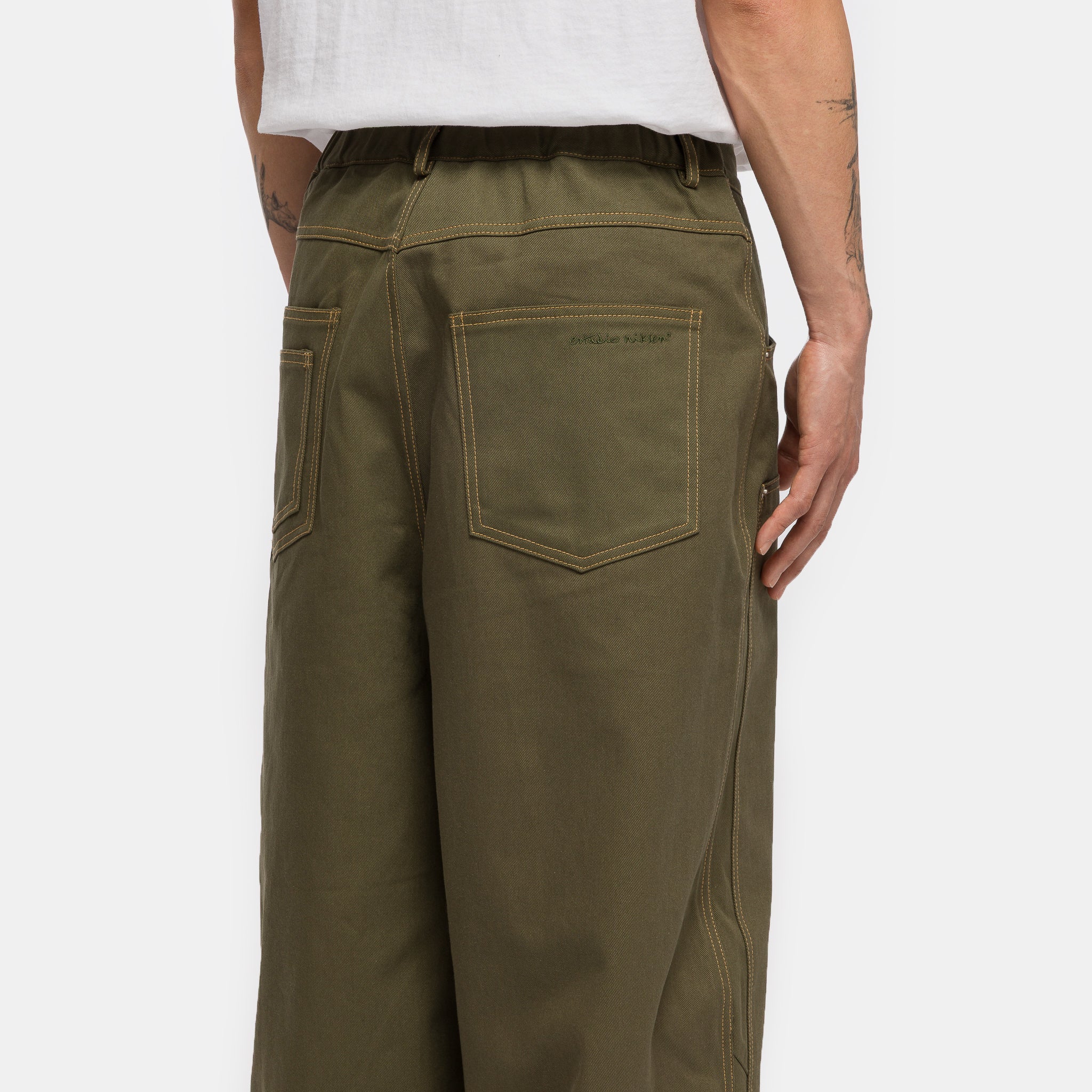 Carpenter Balloon Pants V2 in Khaki - Image 5