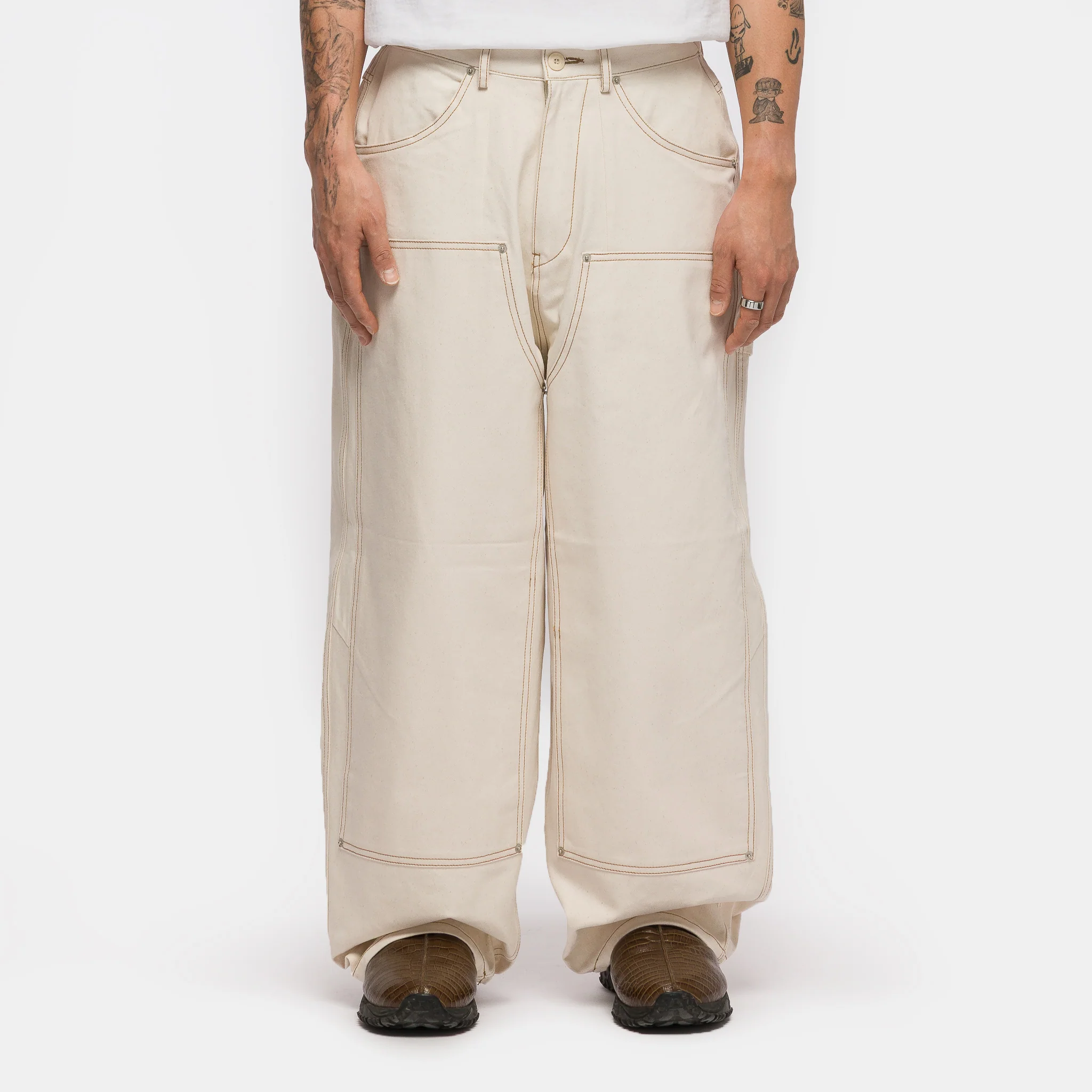 Carpenter Balloon Pants V2 in Oatmeal