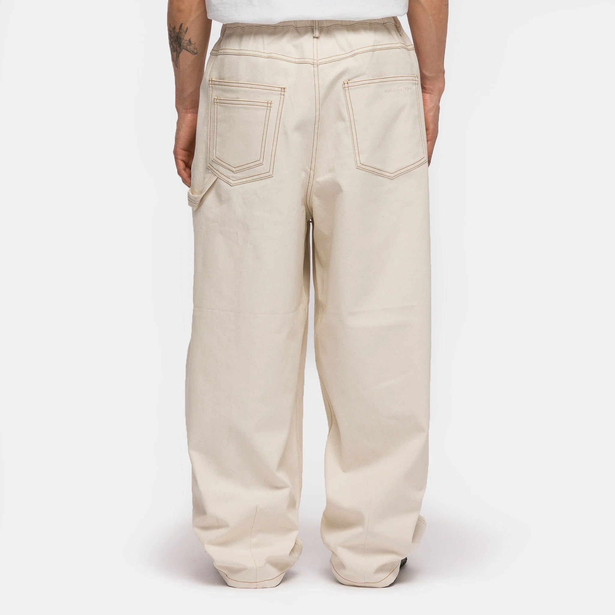 Carpenter Balloon Pants V2 in Oatmeal - Image 3