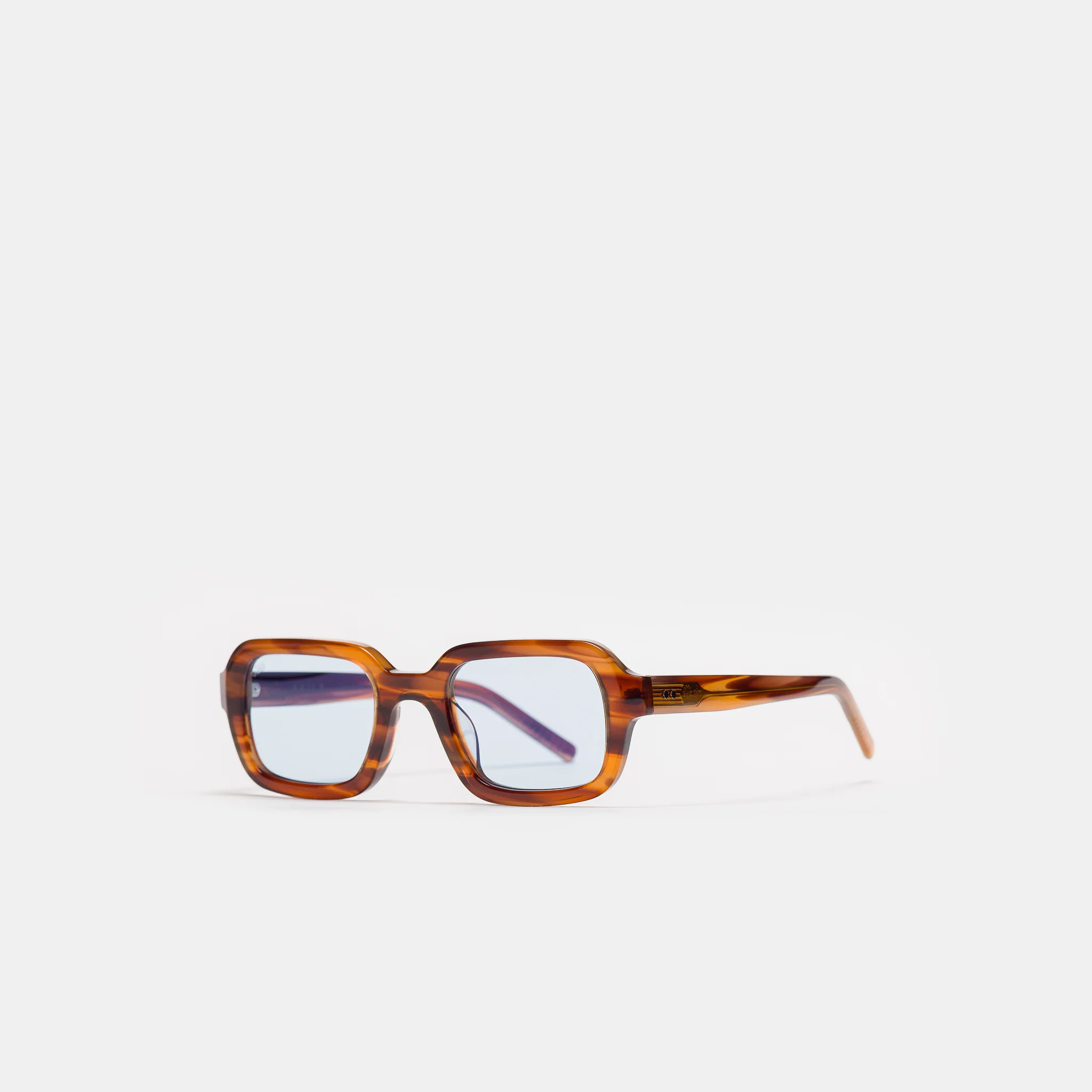 Cascade Sunglasses in Havana/Sky Blue - Image 2