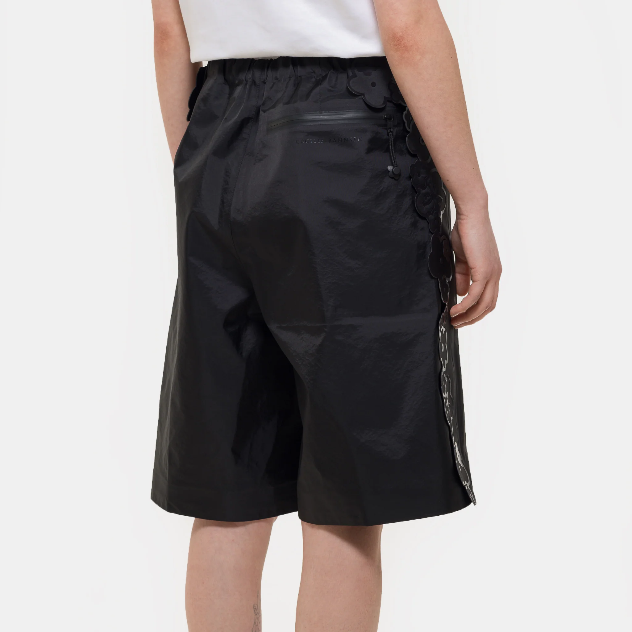 Cecilie Bahnsen Mountain Short in Black - Image 6