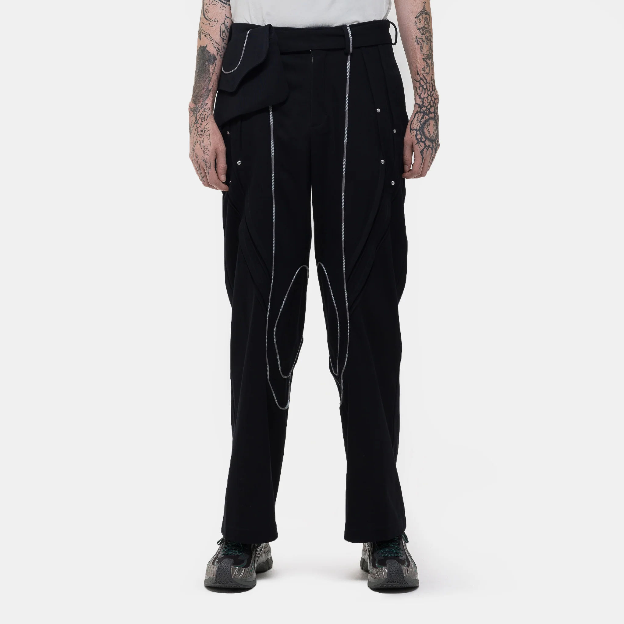 Chalice Trousers with Bag in Black