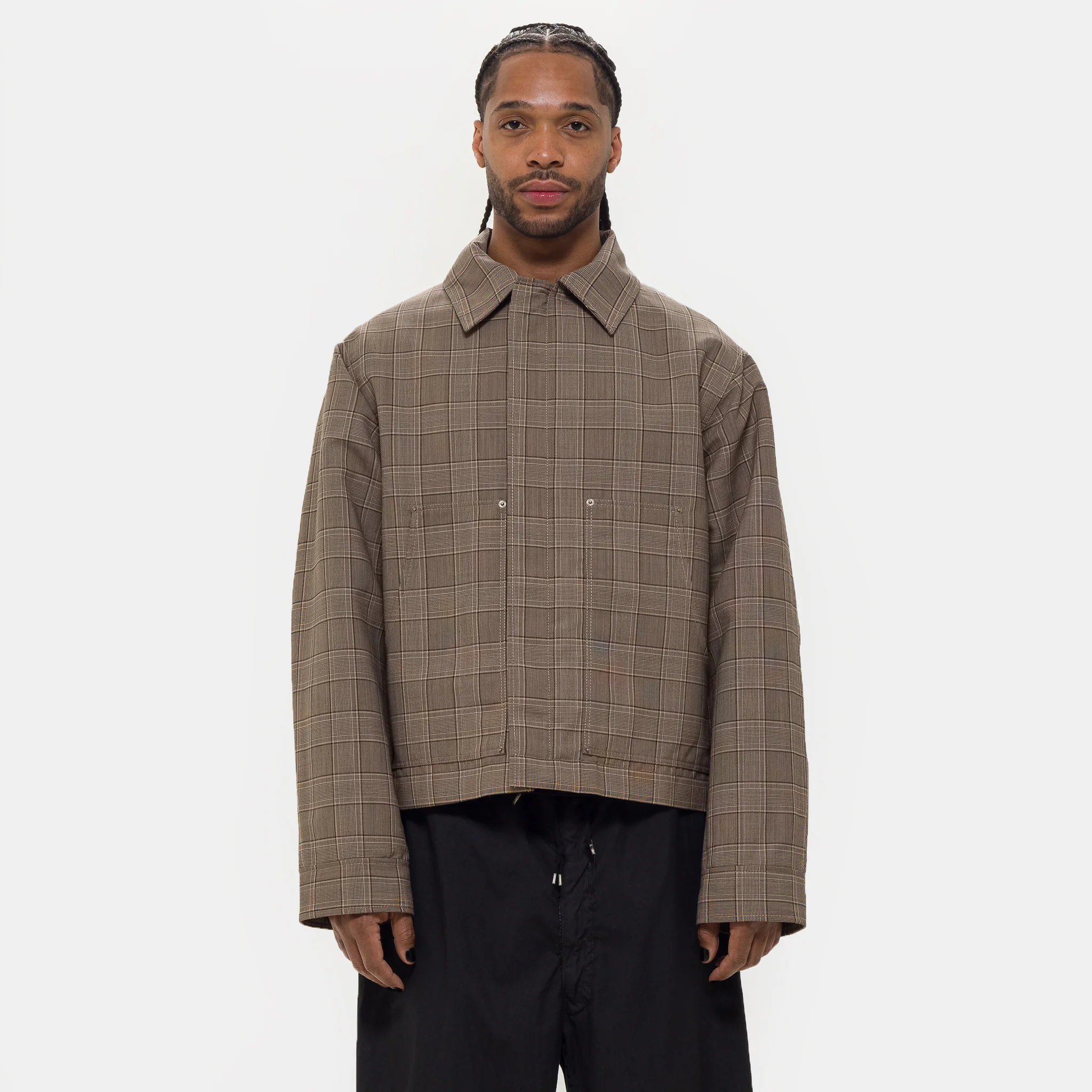 Chore Jacket in Brown Check