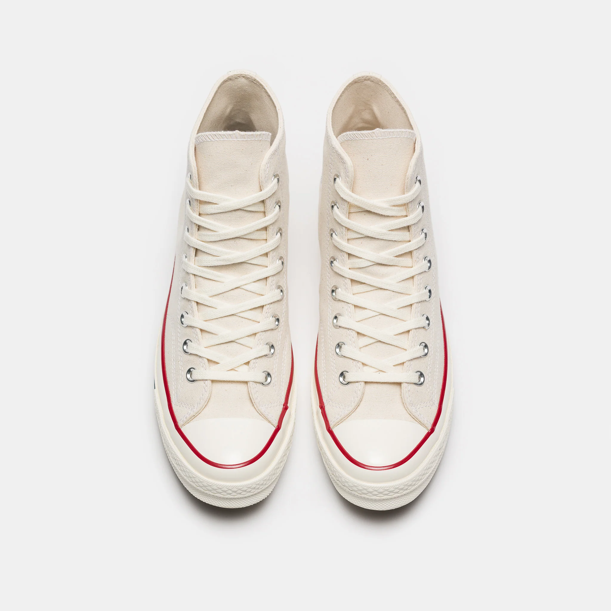 Chuck 70 Hi Sneaker in Parchment/Garnet - Image 4