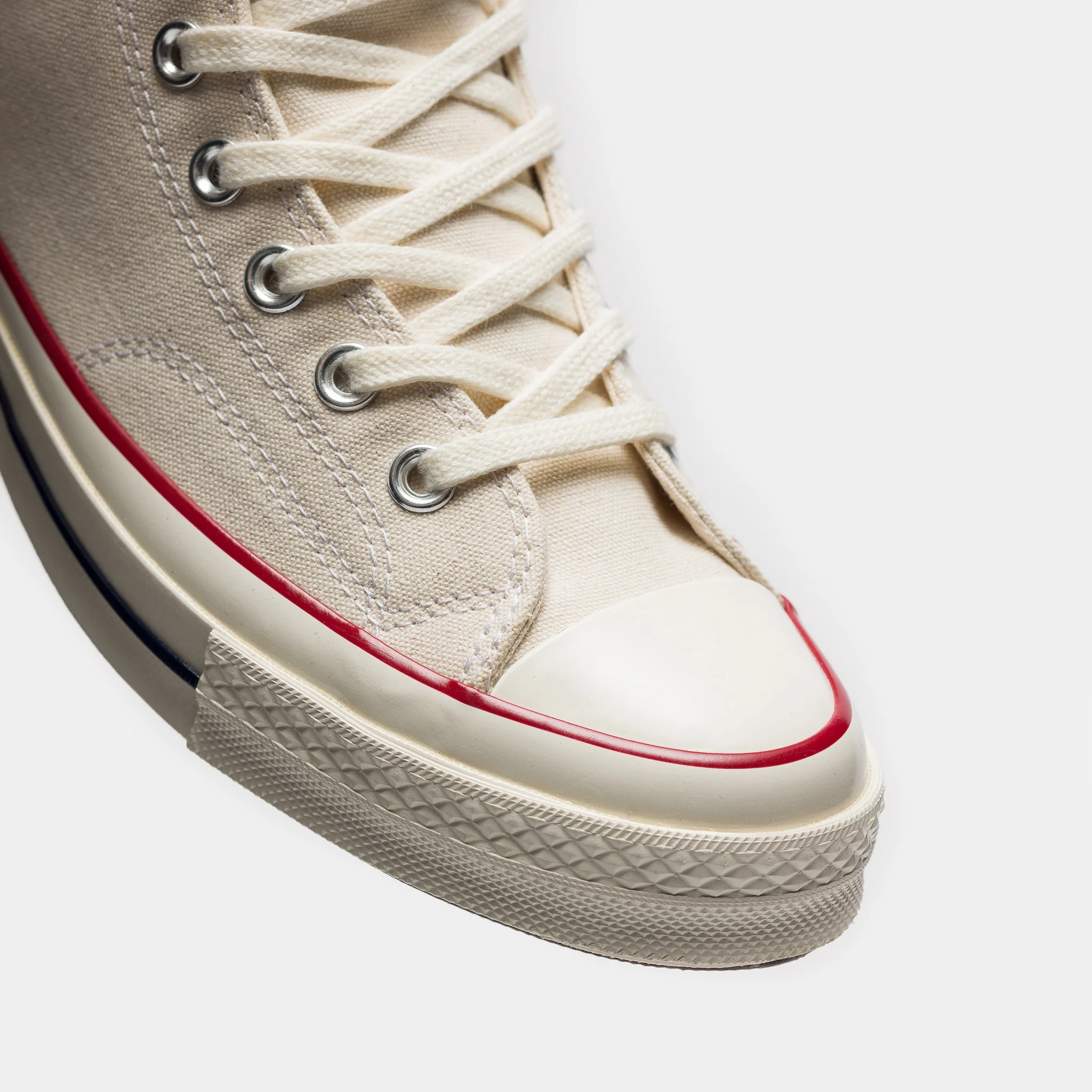 Chuck 70 Hi Sneaker in Parchment/Garnet - Image 6