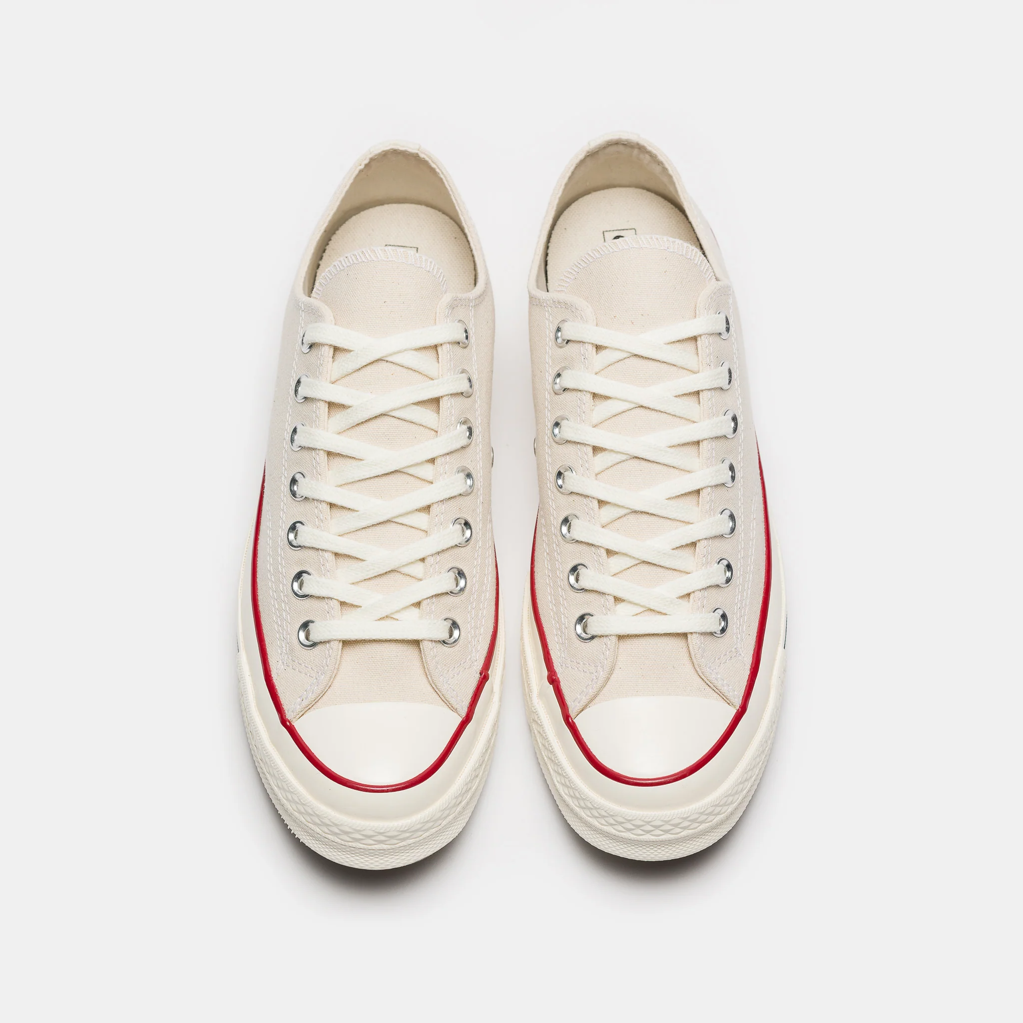 Chuck 70 Ox Sneaker in Parchment/Garnet/Egret - Image 4