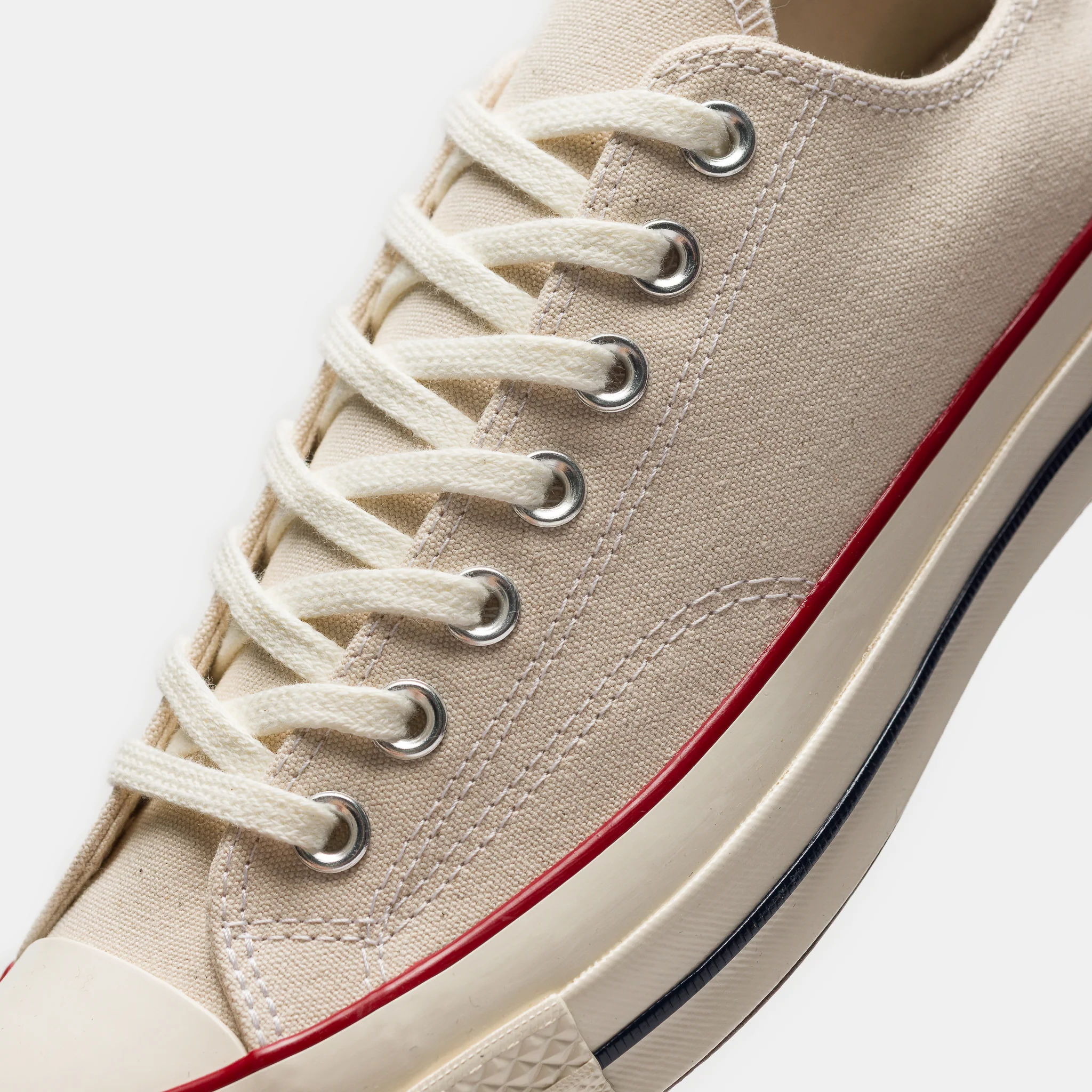 Chuck 70 Ox Sneaker in Parchment/Garnet/Egret - Image 5