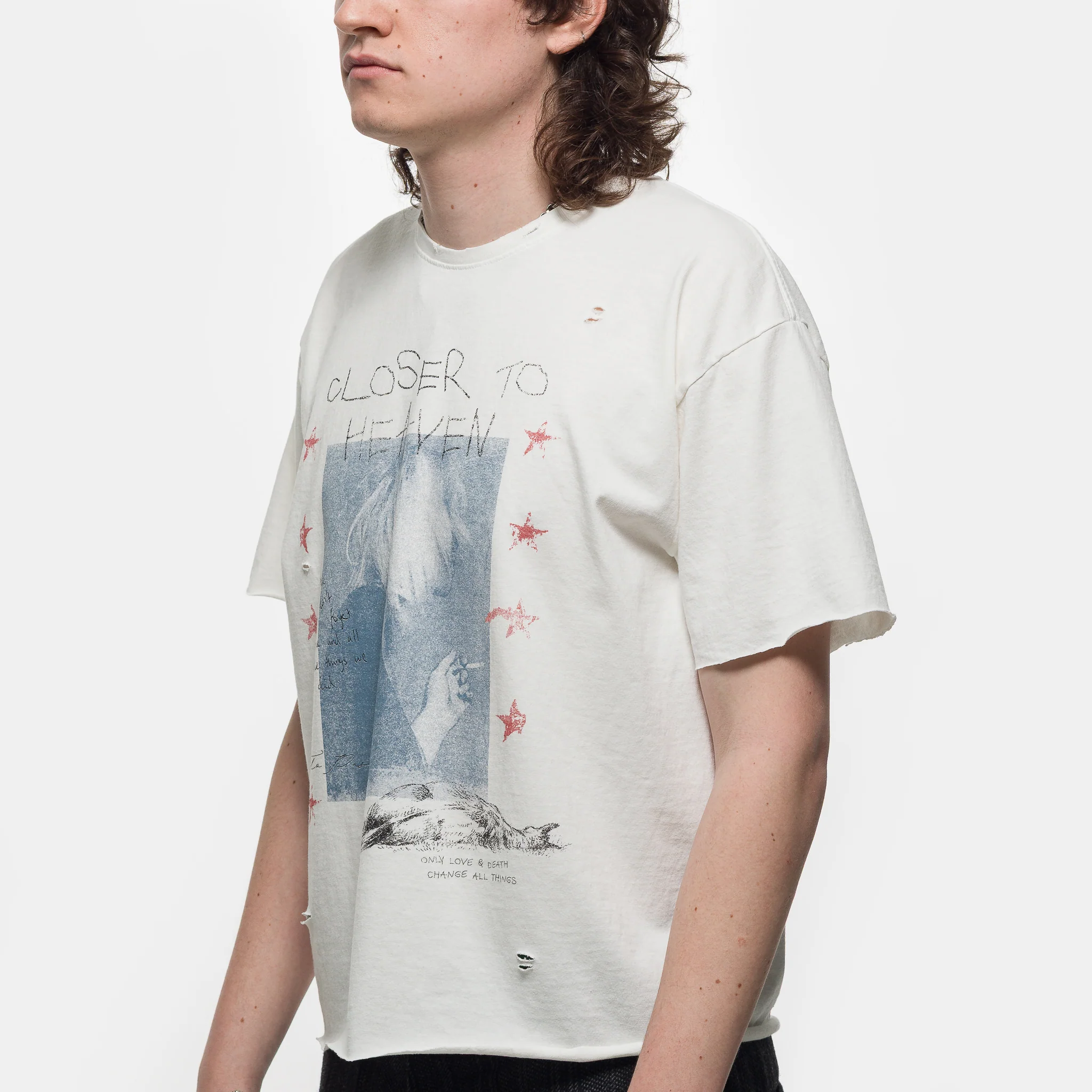 Closer to Heaven T-Shirt in White - Image 4