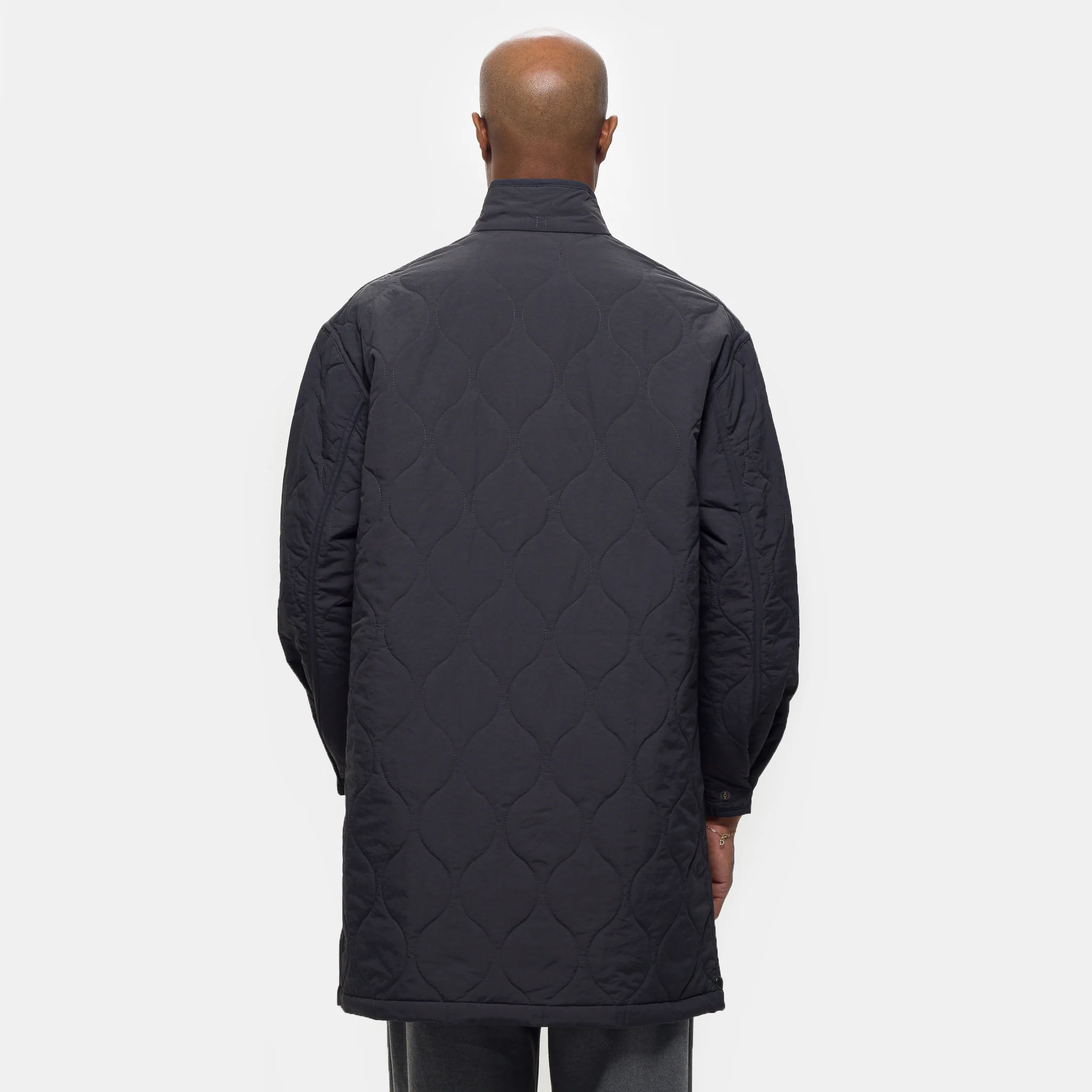 Convertible Padded Jacket in Grey - Image 3