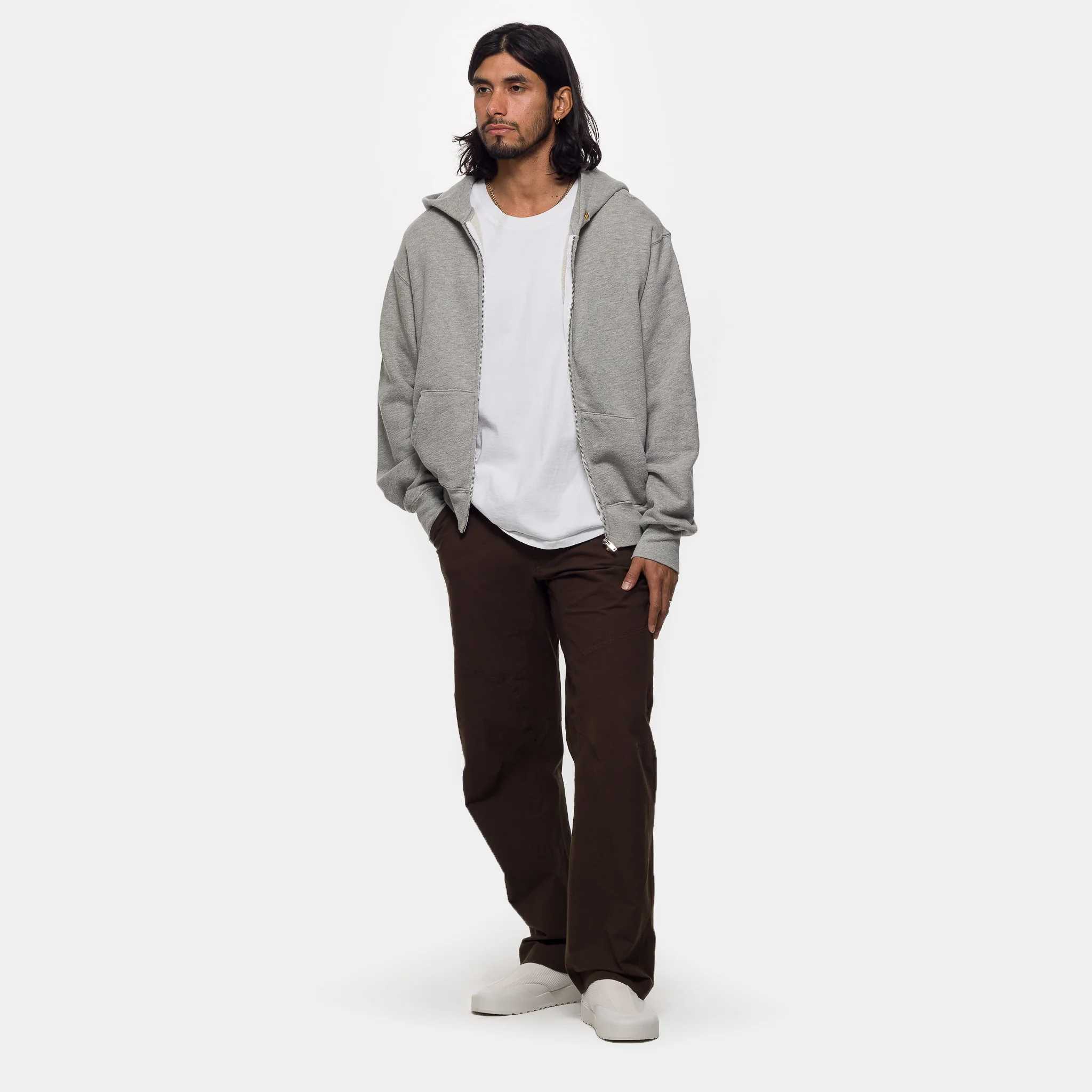 Cronin Cotton Pant in Carob - Image 2