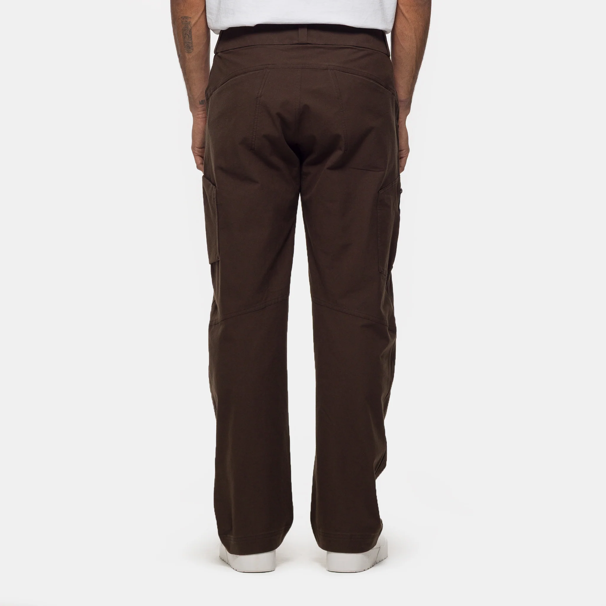 Cronin Cotton Pant in Carob - Image 3