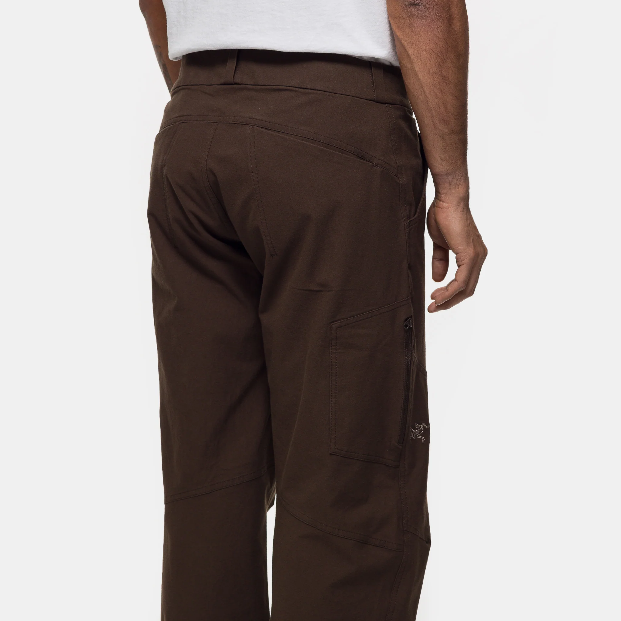 Cronin Cotton Pant in Carob - Image 5