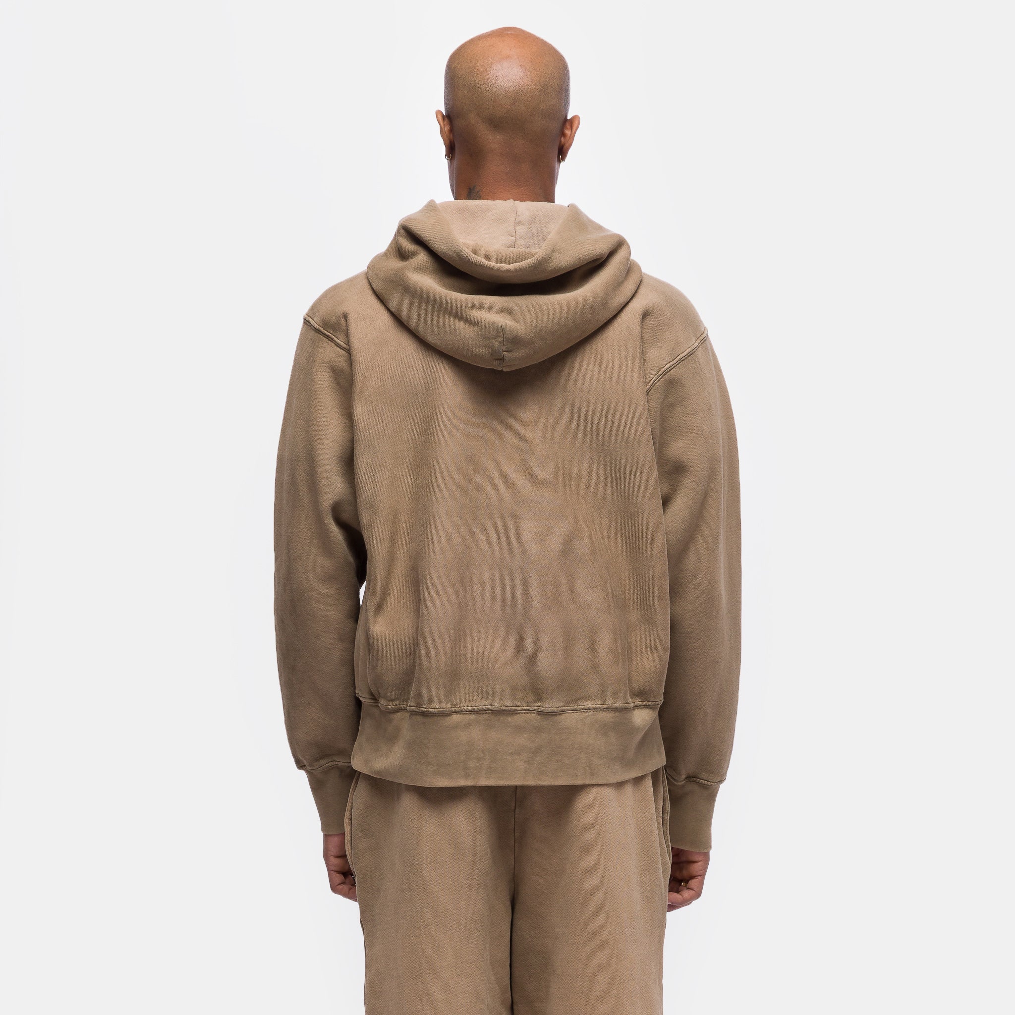 Cropped Hoodie in Roebuck Oil - Image 3