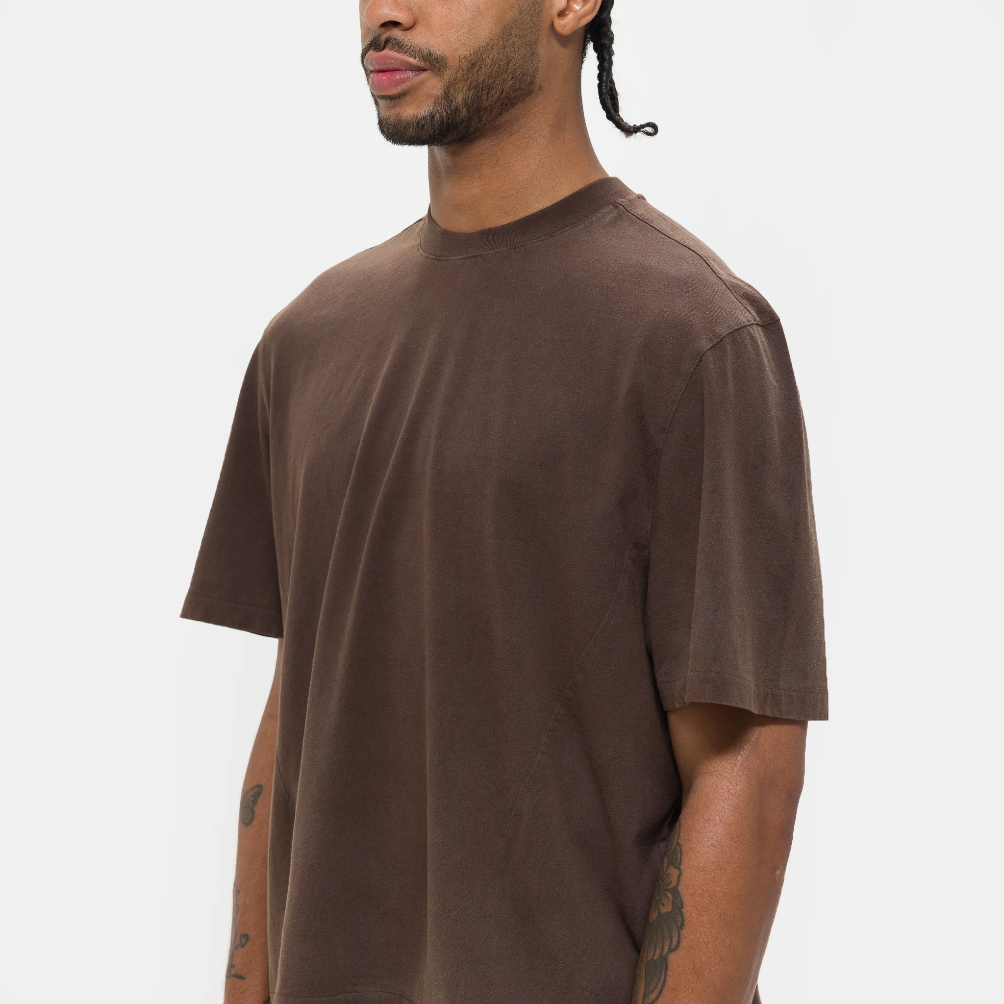 Dart Tee in Brown - Image 4