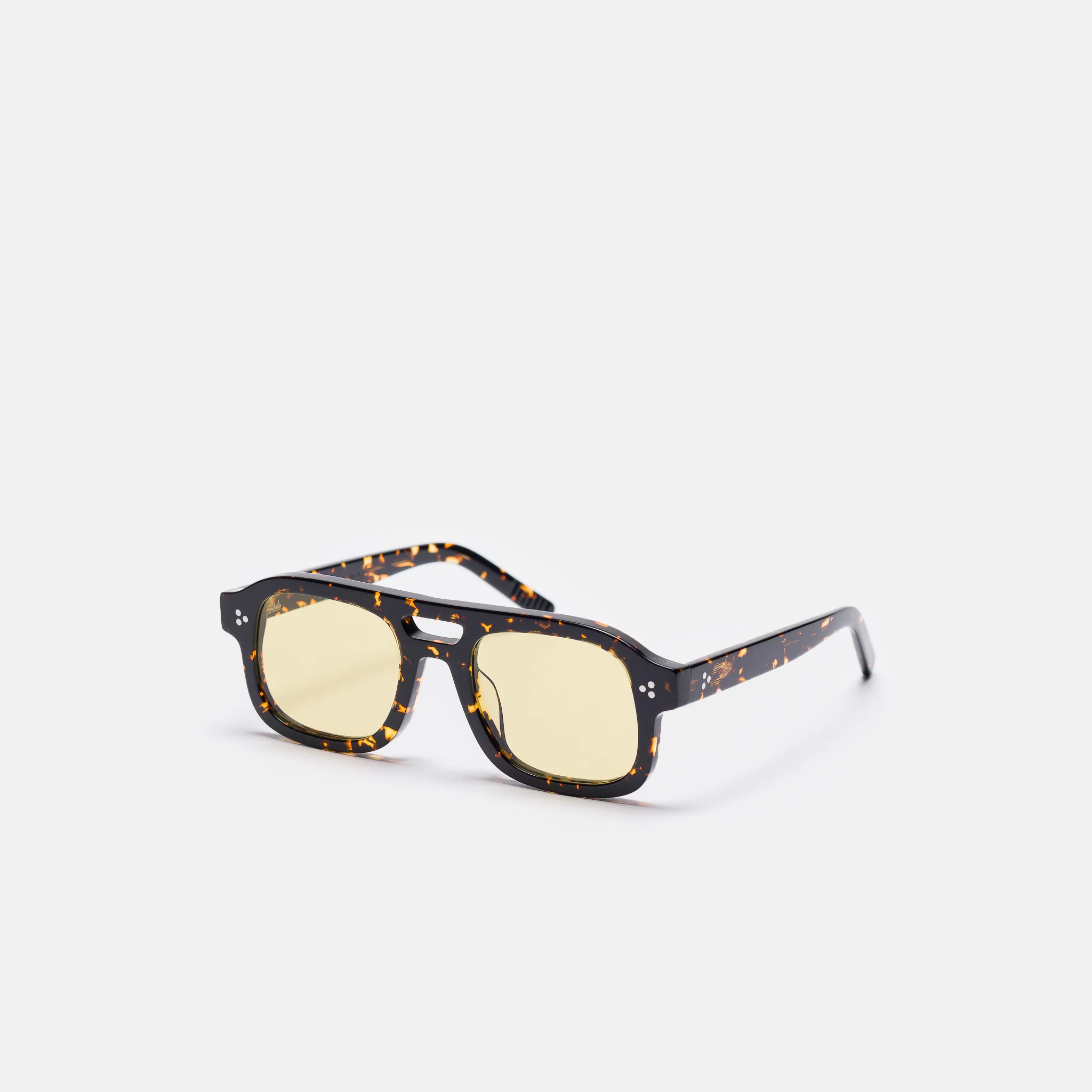 Dillinger Sunglasses in Tortoise/Yellow - Image 3