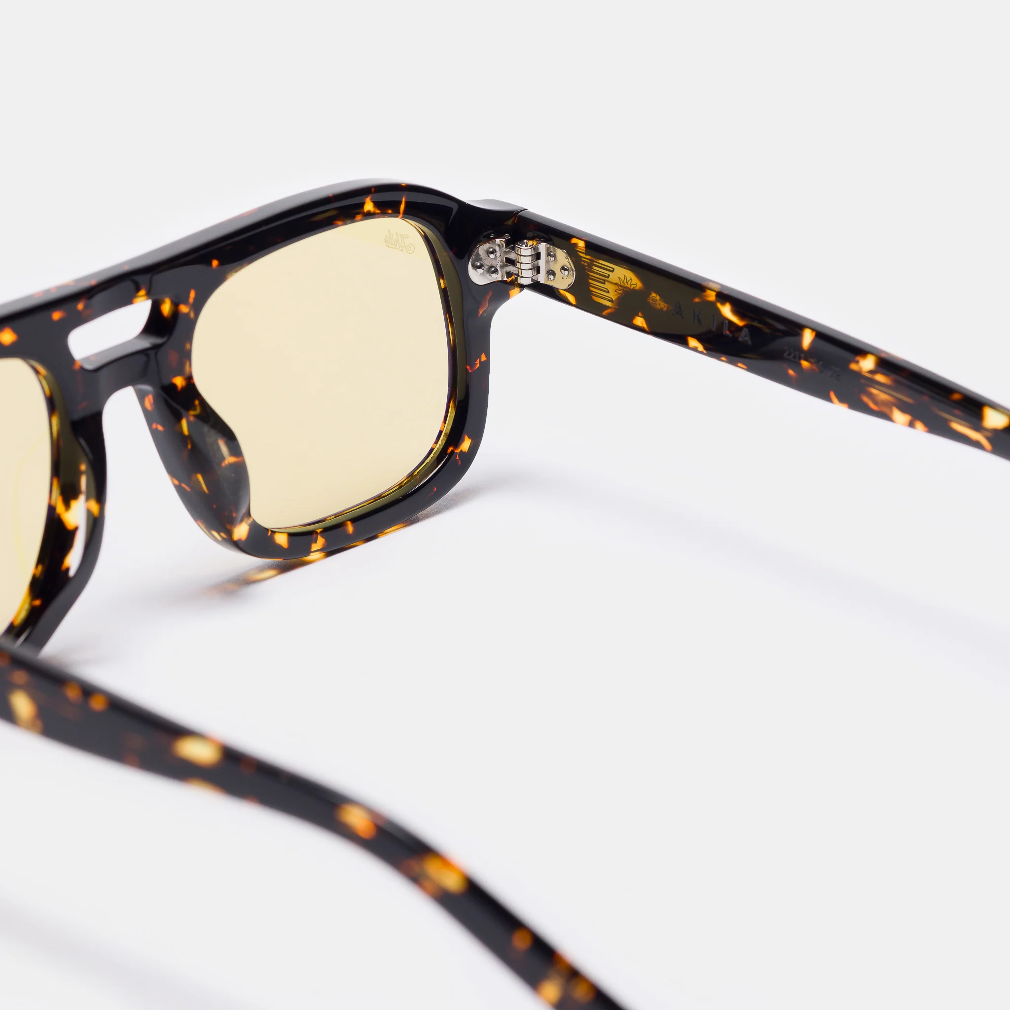 Dillinger Sunglasses in Tortoise/Yellow - Image 4