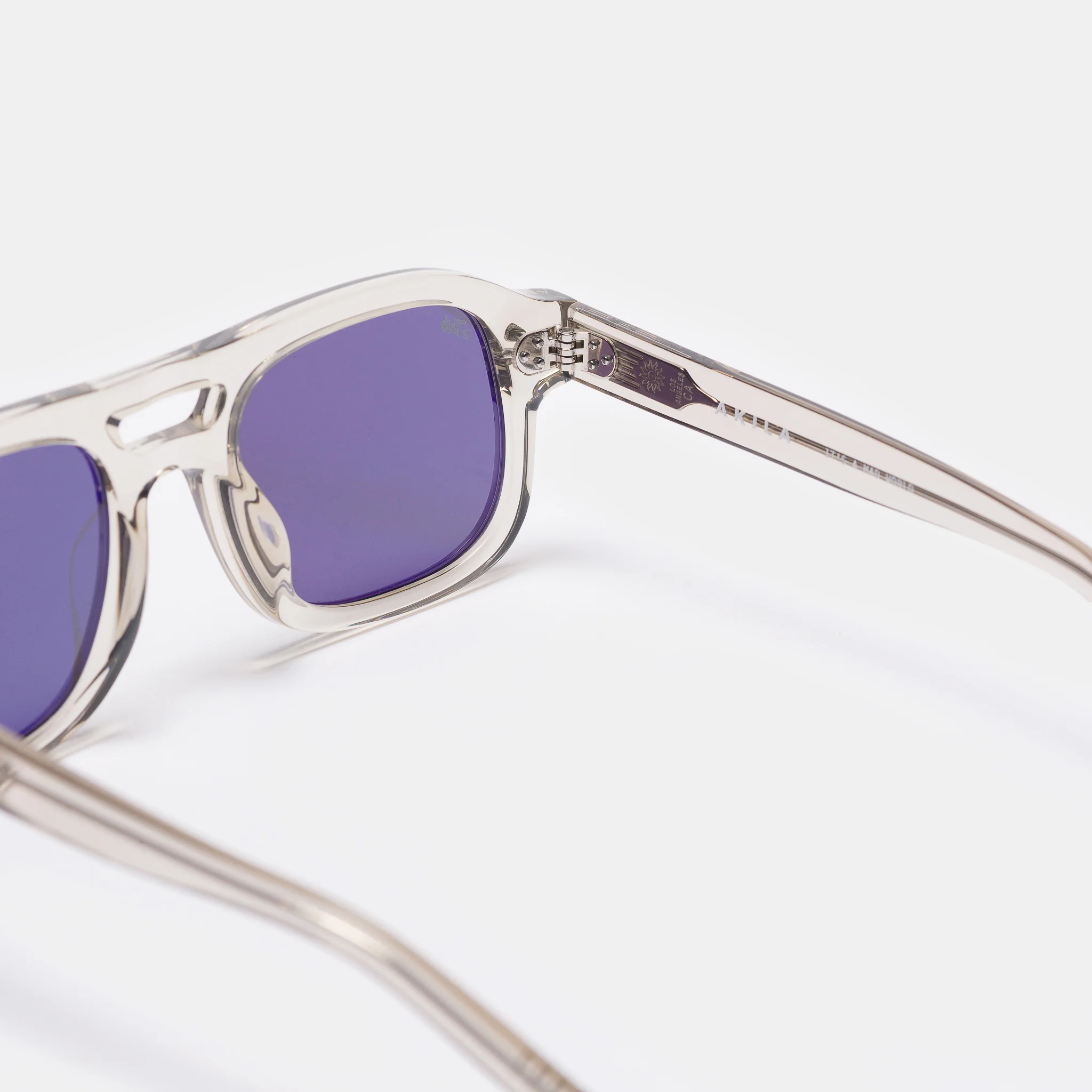 Dillinger Sunglasses in Warm Grey/Black - Image 4