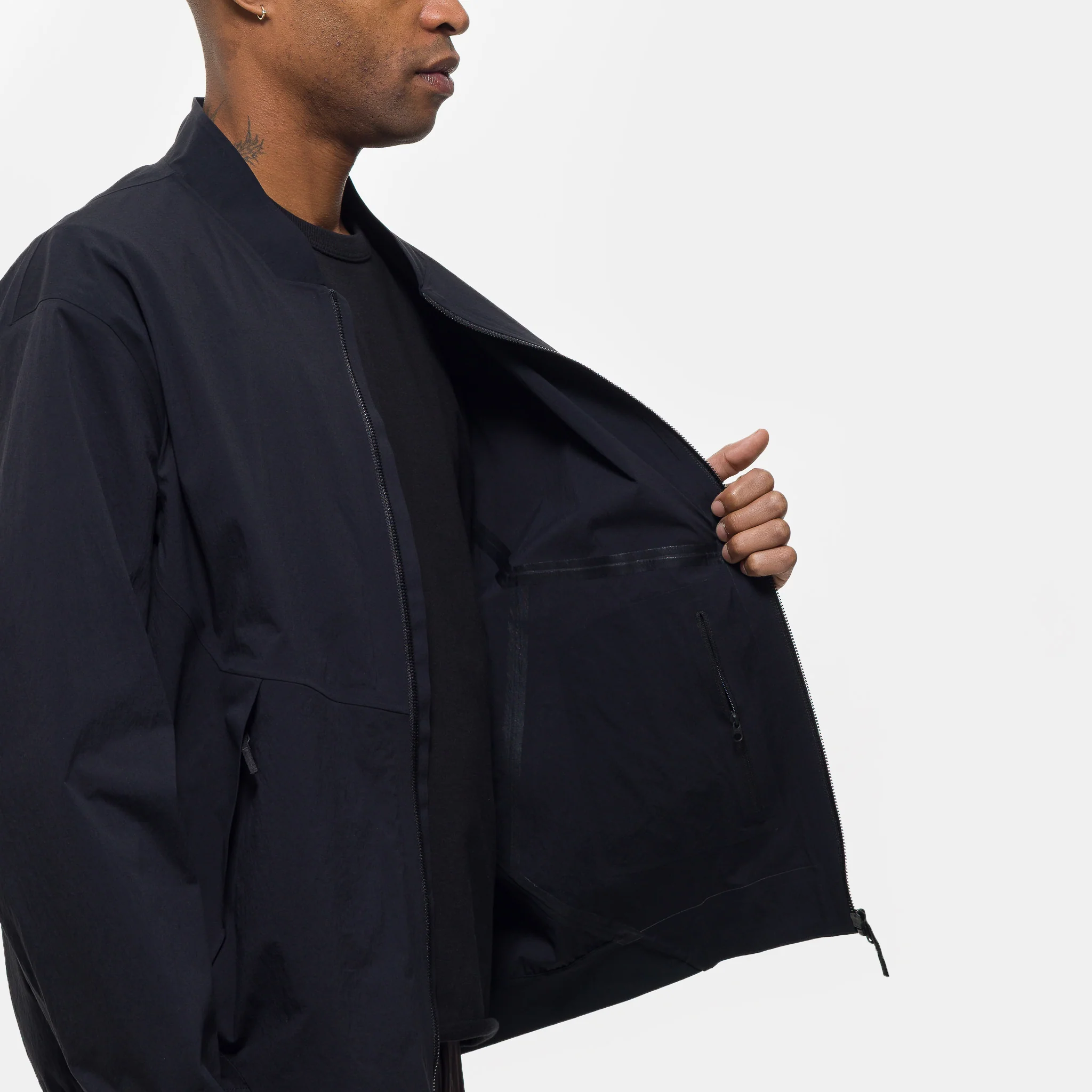 Diode Bomber Jacket in Black - Image 5