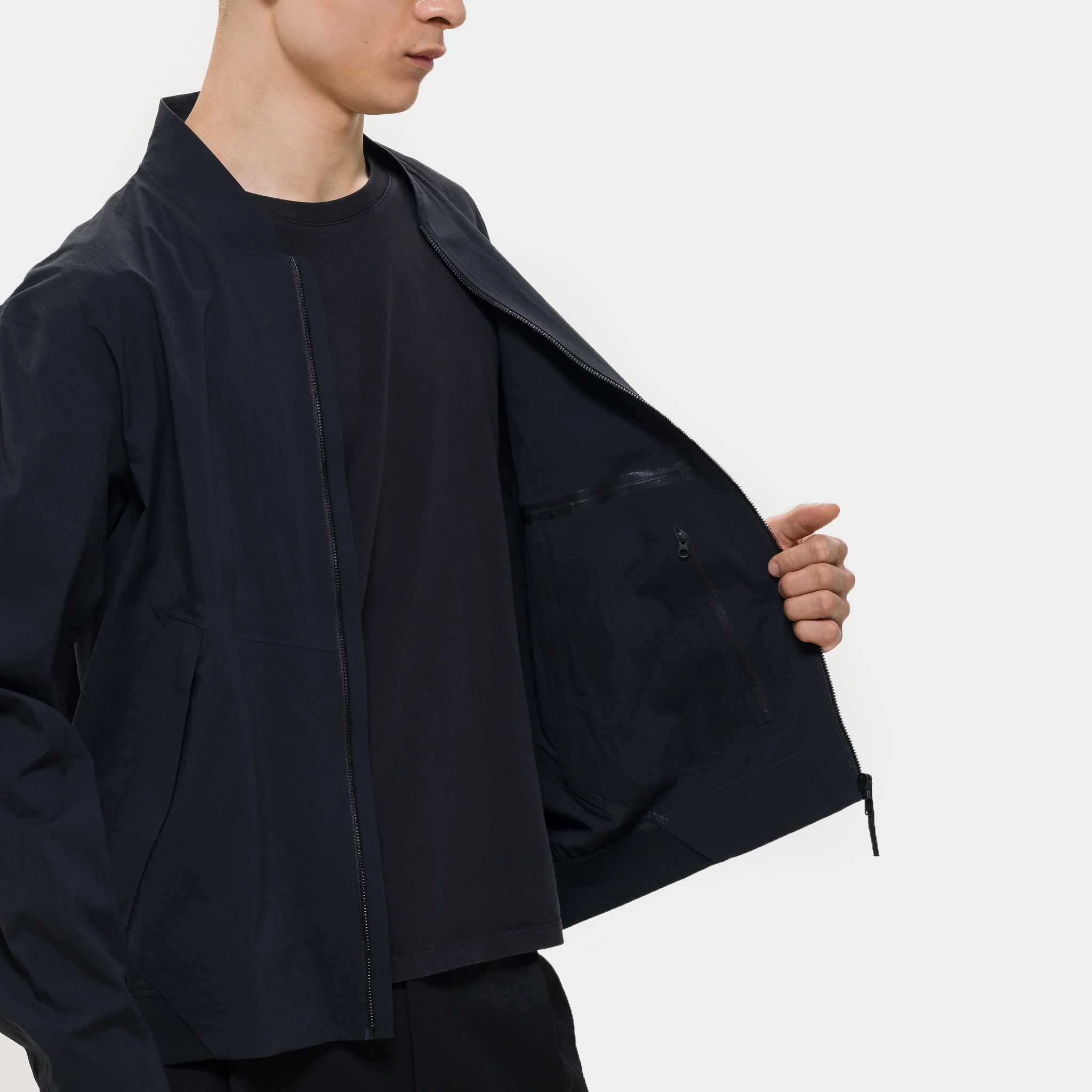 Diode Bomber Jacket in Black - Image 5