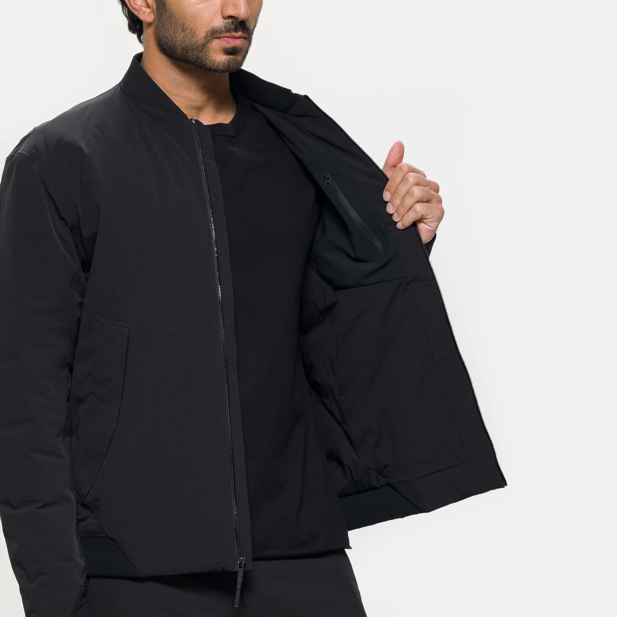 Diode Insulated Bomber in Black - Image 5