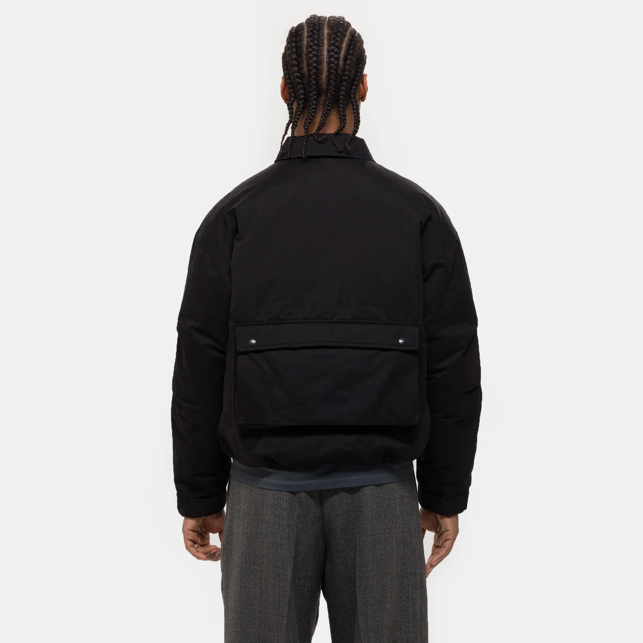 Down Pocket Jacket in Black - Image 3