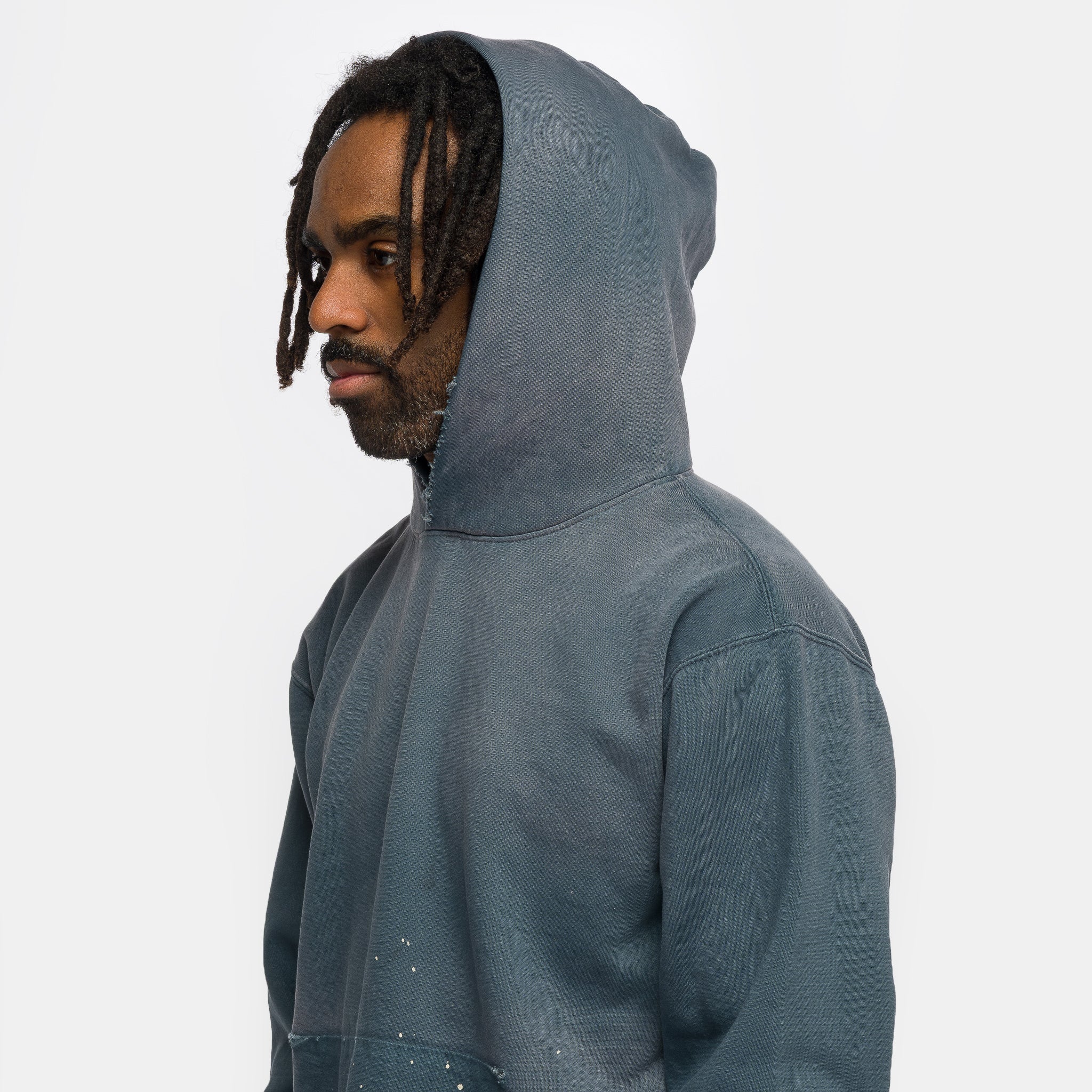 Drifter Hoodie in Navy - Image 4