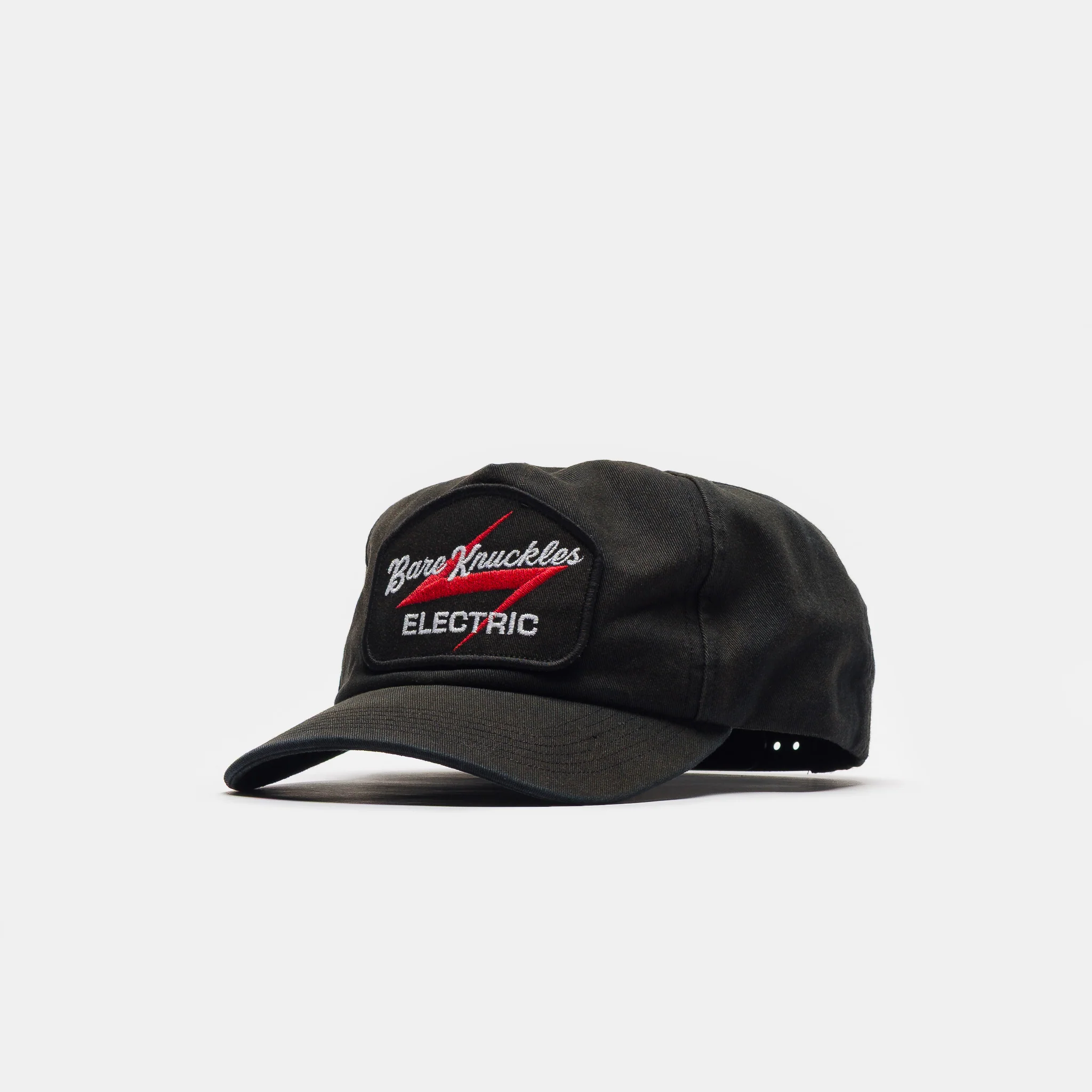 Electric Logo Hat	in Black/Red - Image 3