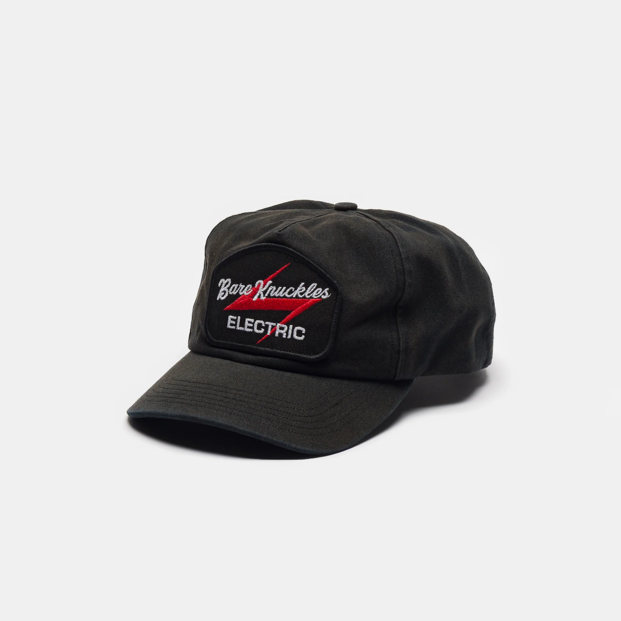 Electric Logo Hat	in Black/Red - Image 4