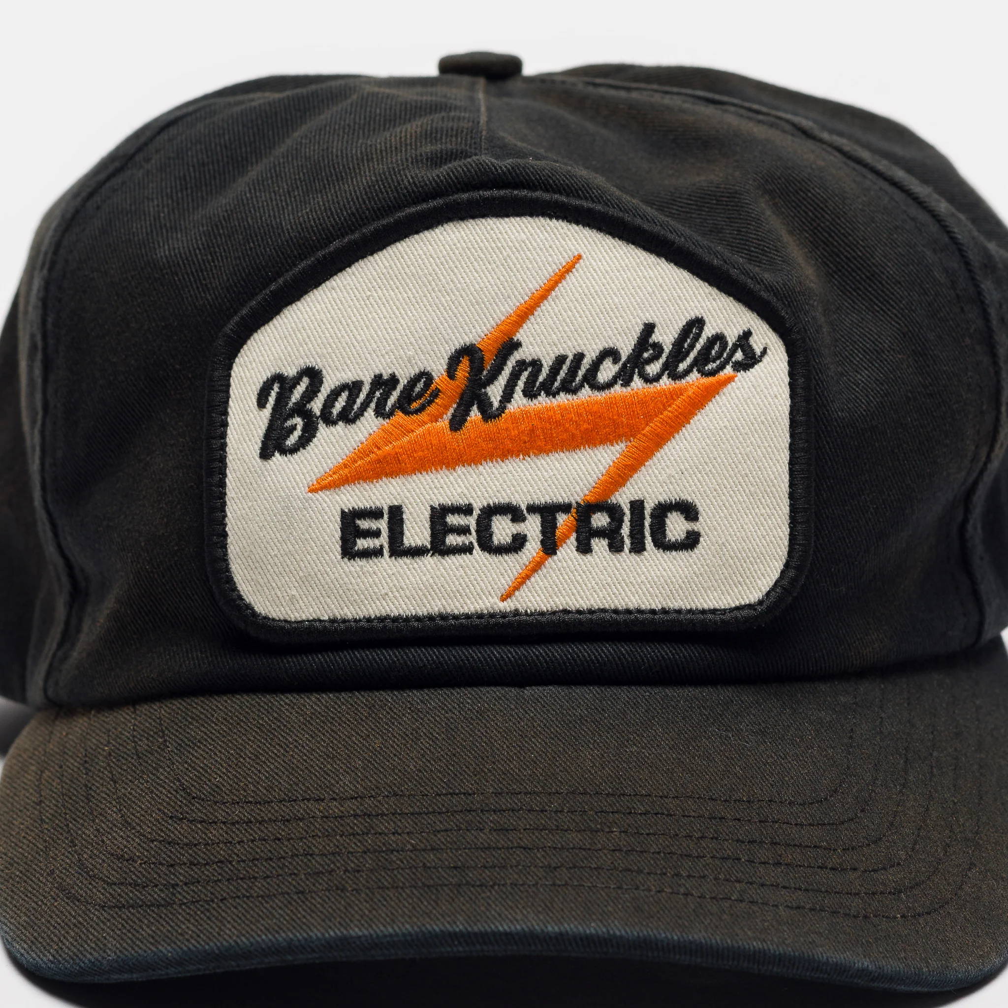 Electric Logo Hat	in Black/White - Image 6