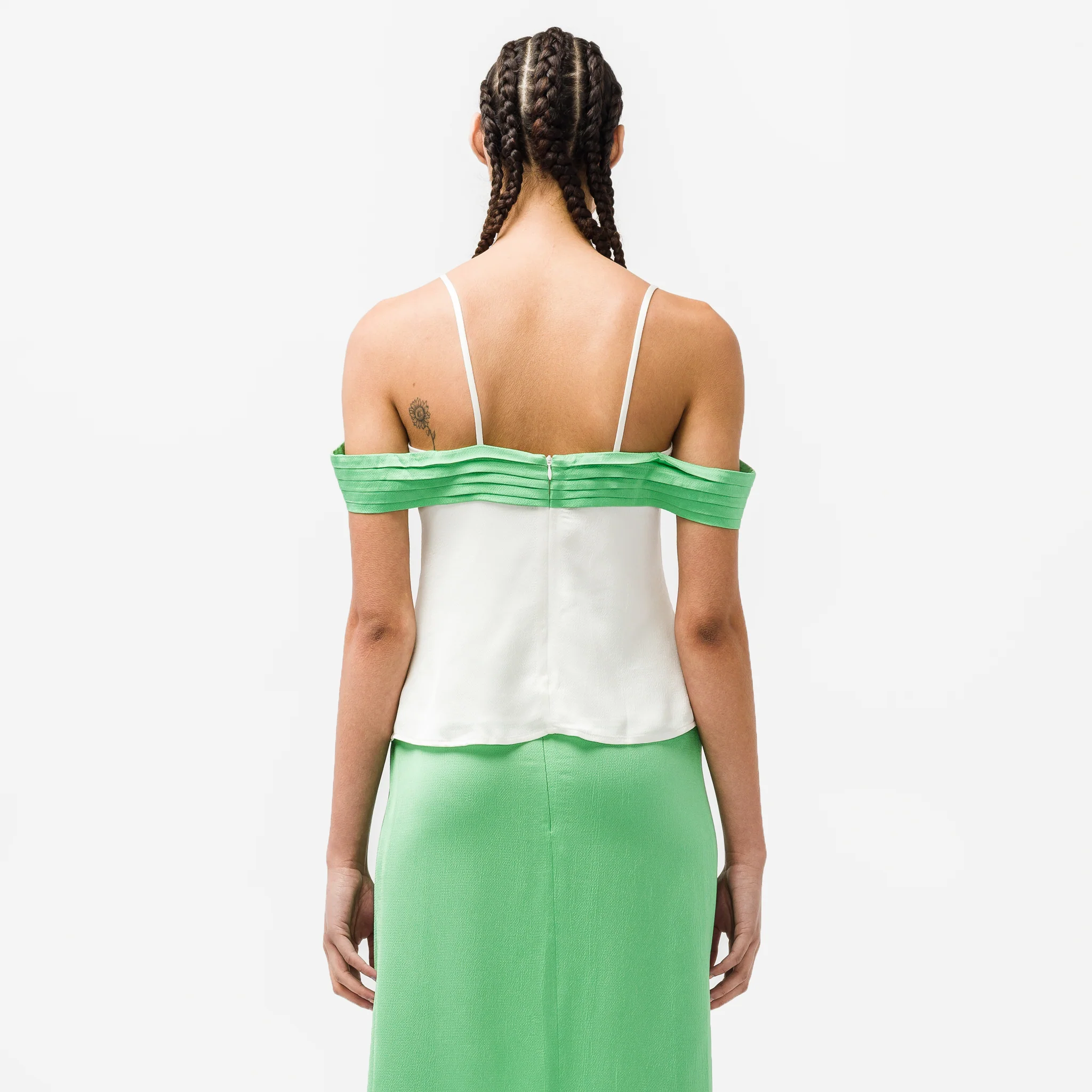 Esme Off-The-Shoulder Top in White - Image 3