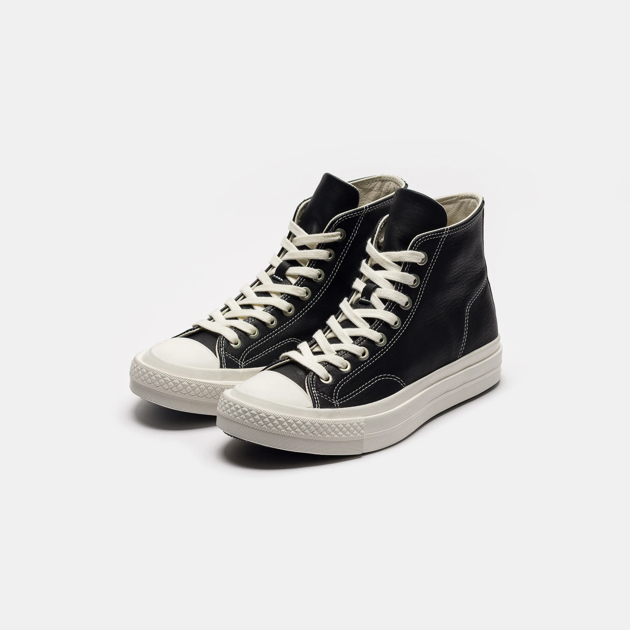 First String Chuck Taylor Hi Sneaker in Black/Snow White - Image 3