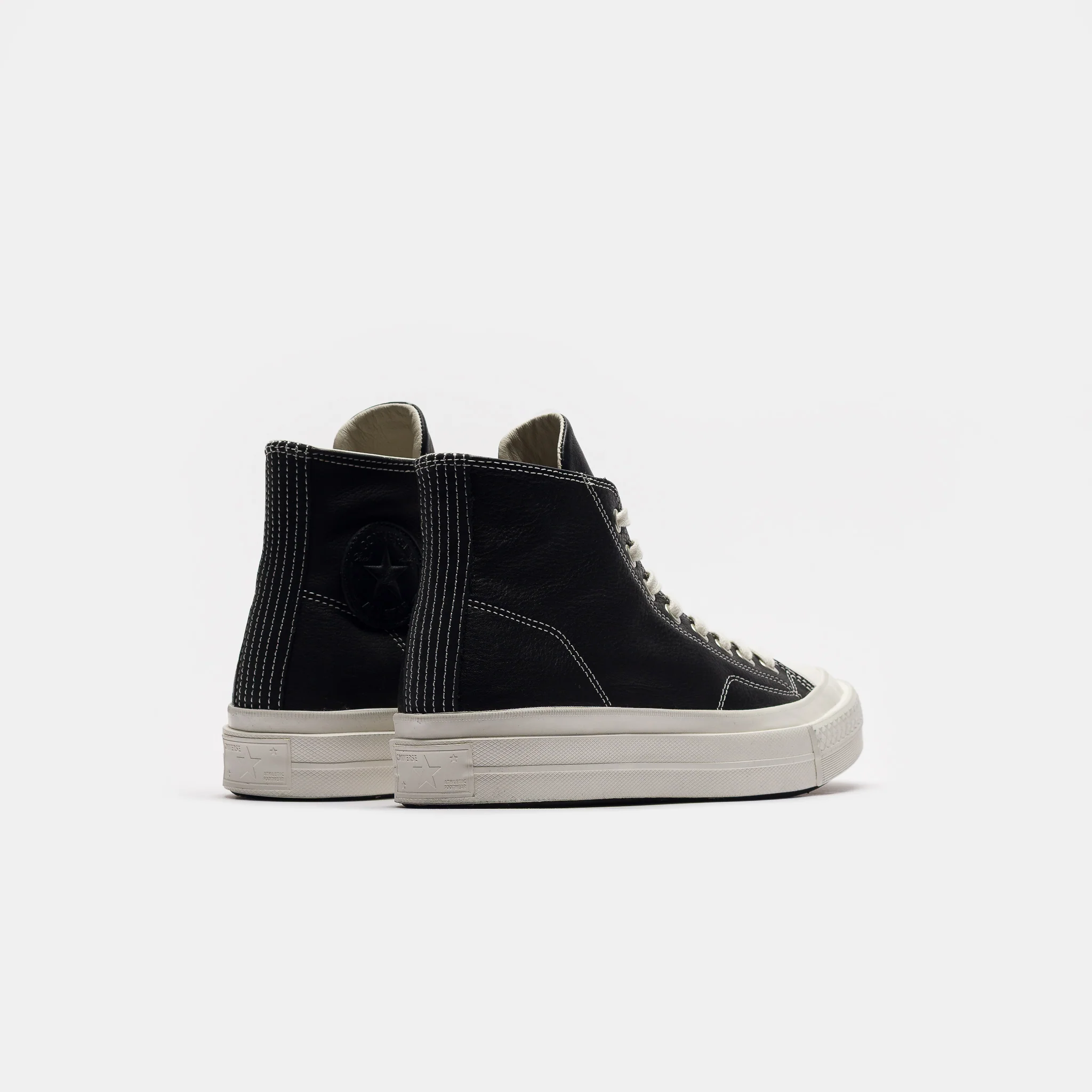 First String Chuck Taylor Hi Sneaker in Black/Snow White - Image 4