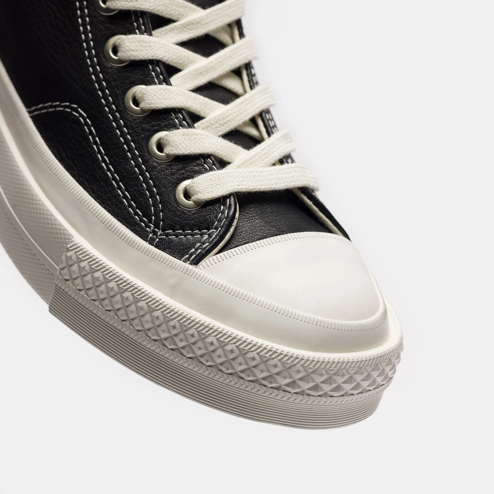 First String Chuck Taylor Hi Sneaker in Black/Snow White - Image 7