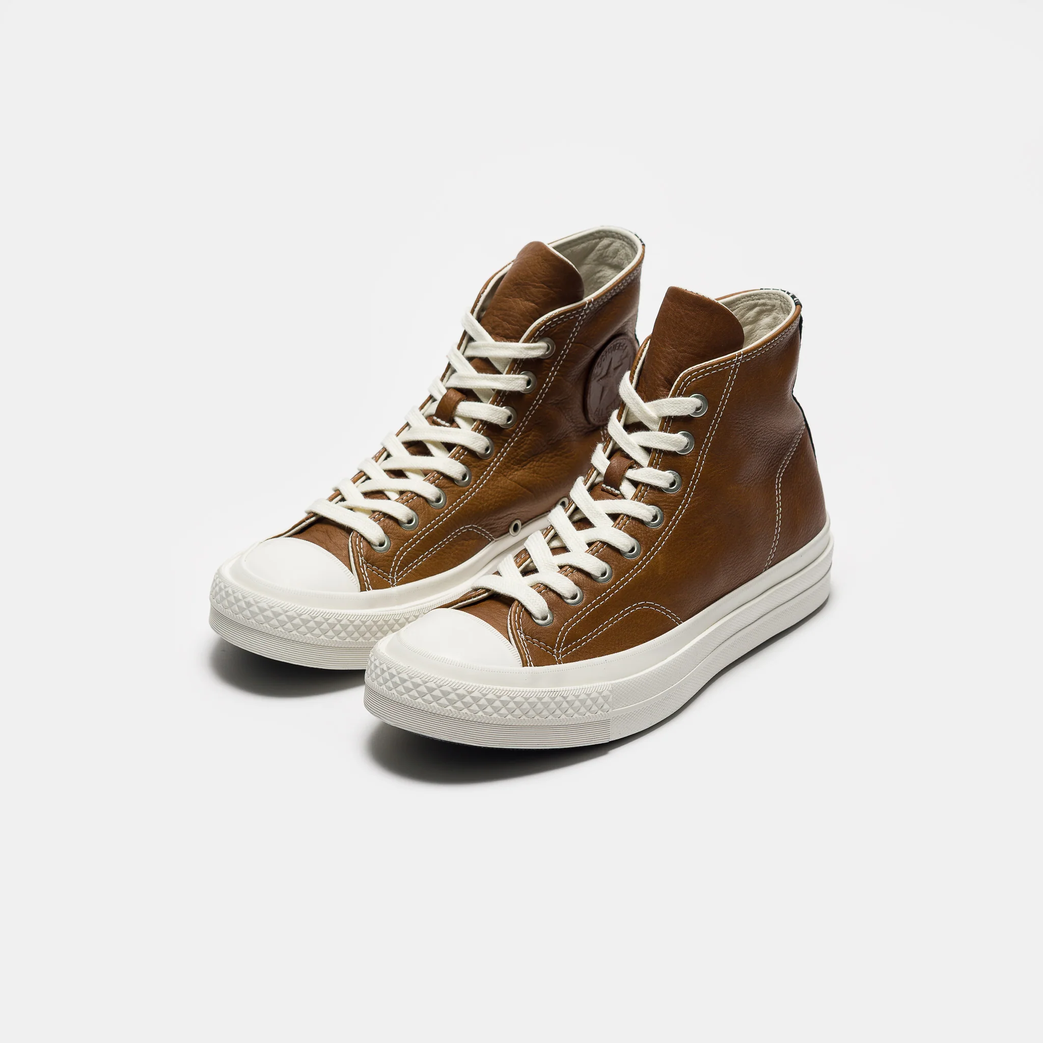 First String Chuck Taylor Hi Sneaker in Chestnut/Black/Snow White - Image 3