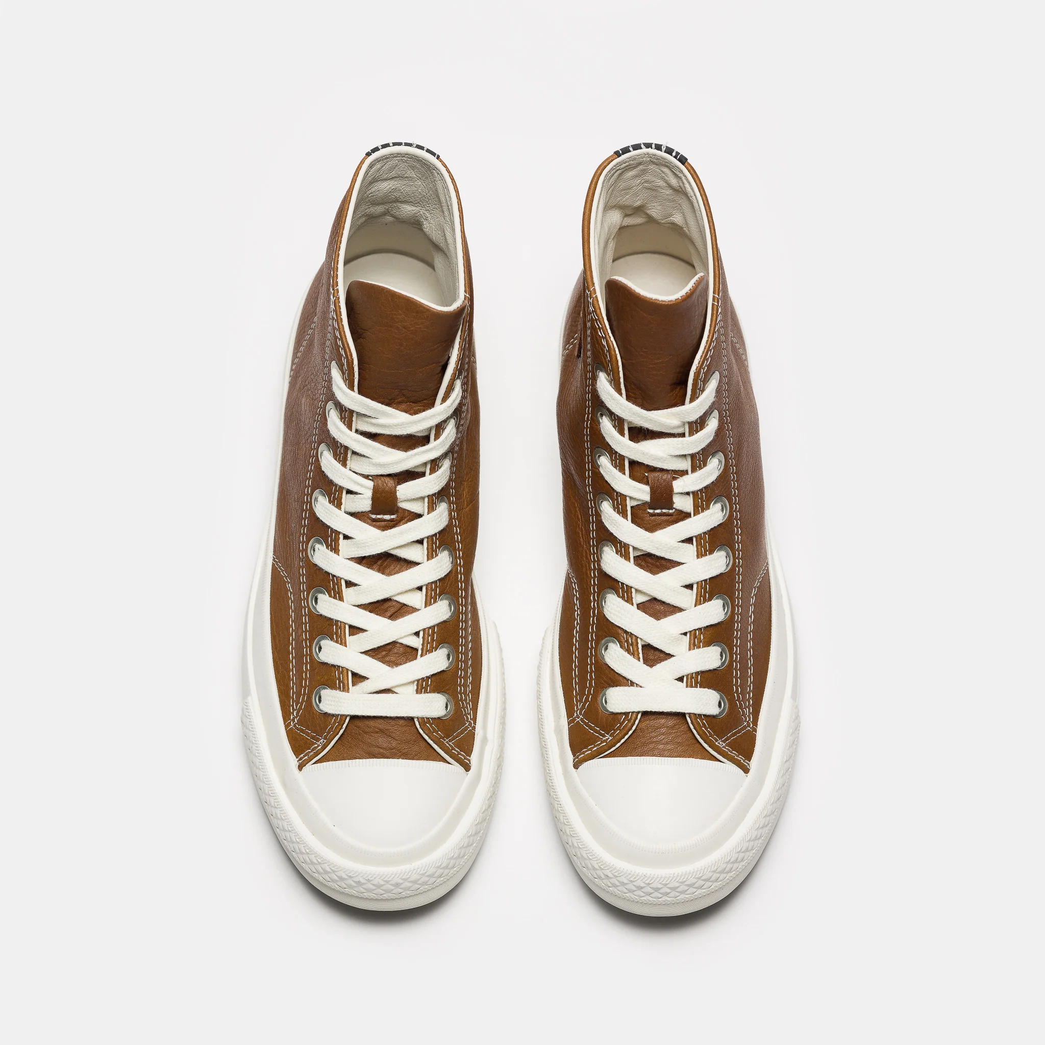 First String Chuck Taylor Hi Sneaker in Chestnut/Black/Snow White - Image 5