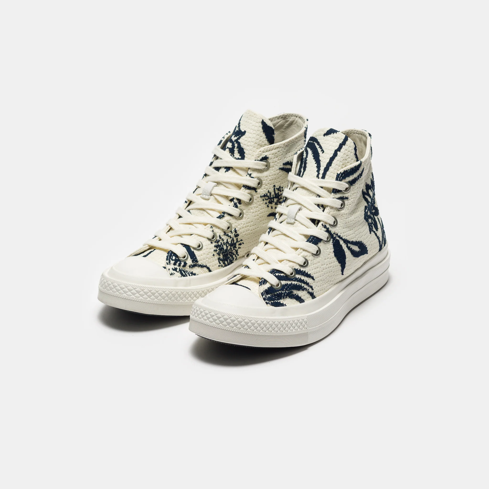 First String Chuck Taylor Hi Sneaker in Floral/Snow White/Marshmellow - Image 3