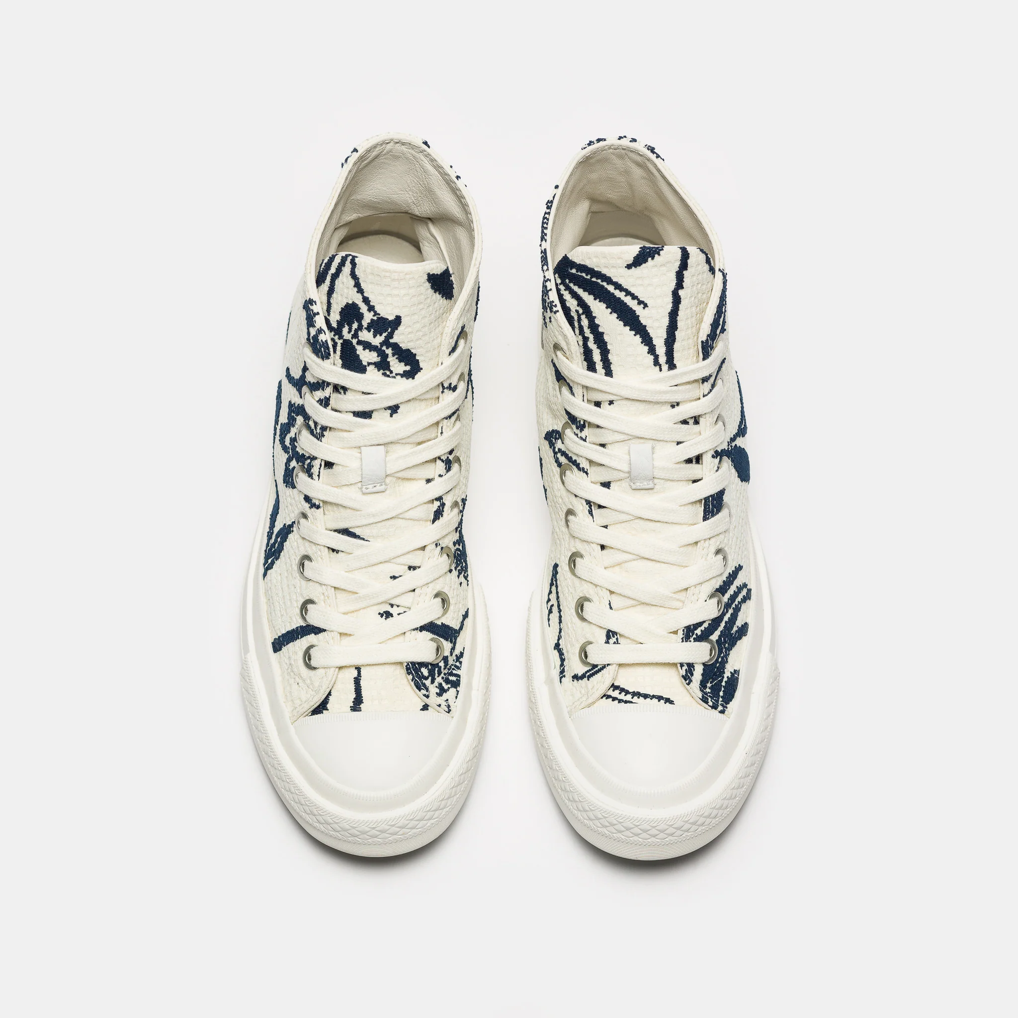First String Chuck Taylor Hi Sneaker in Floral/Snow White/Marshmellow - Image 4