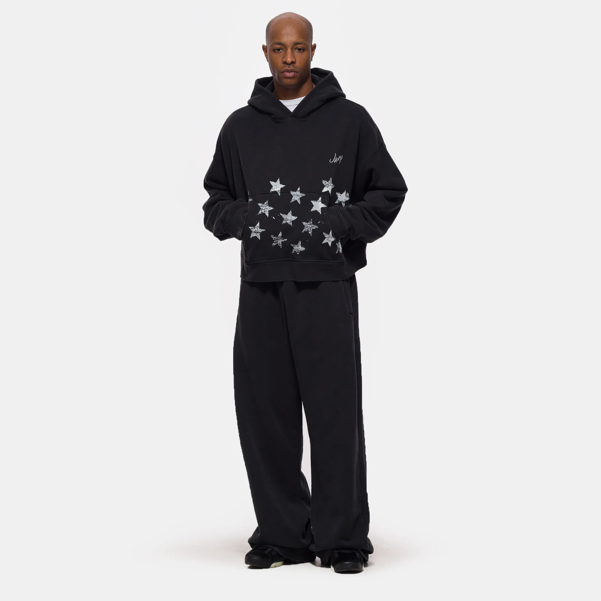 Fleece Pant in Black - Image 2