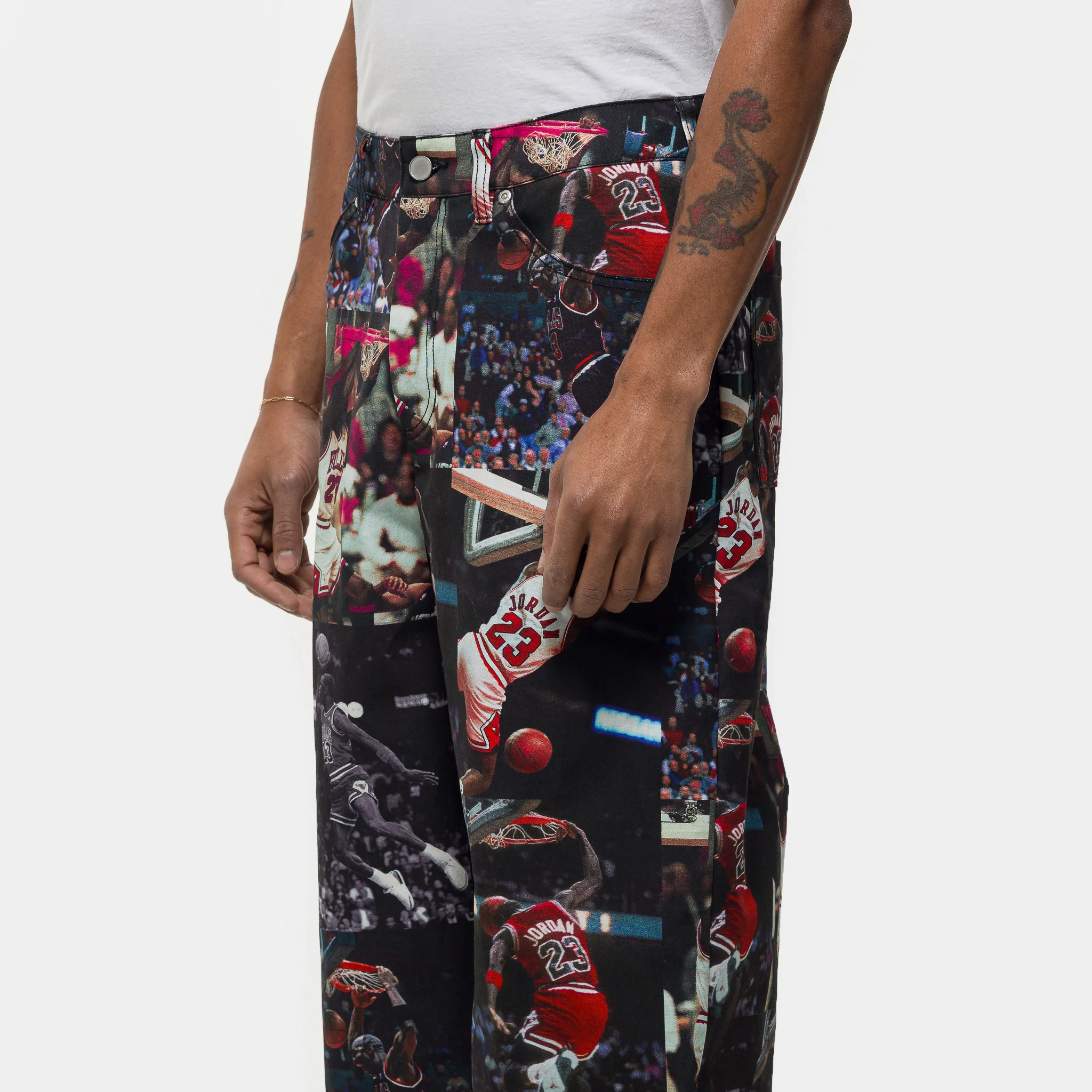Flight Woven Pant in Black/sail - Image 4